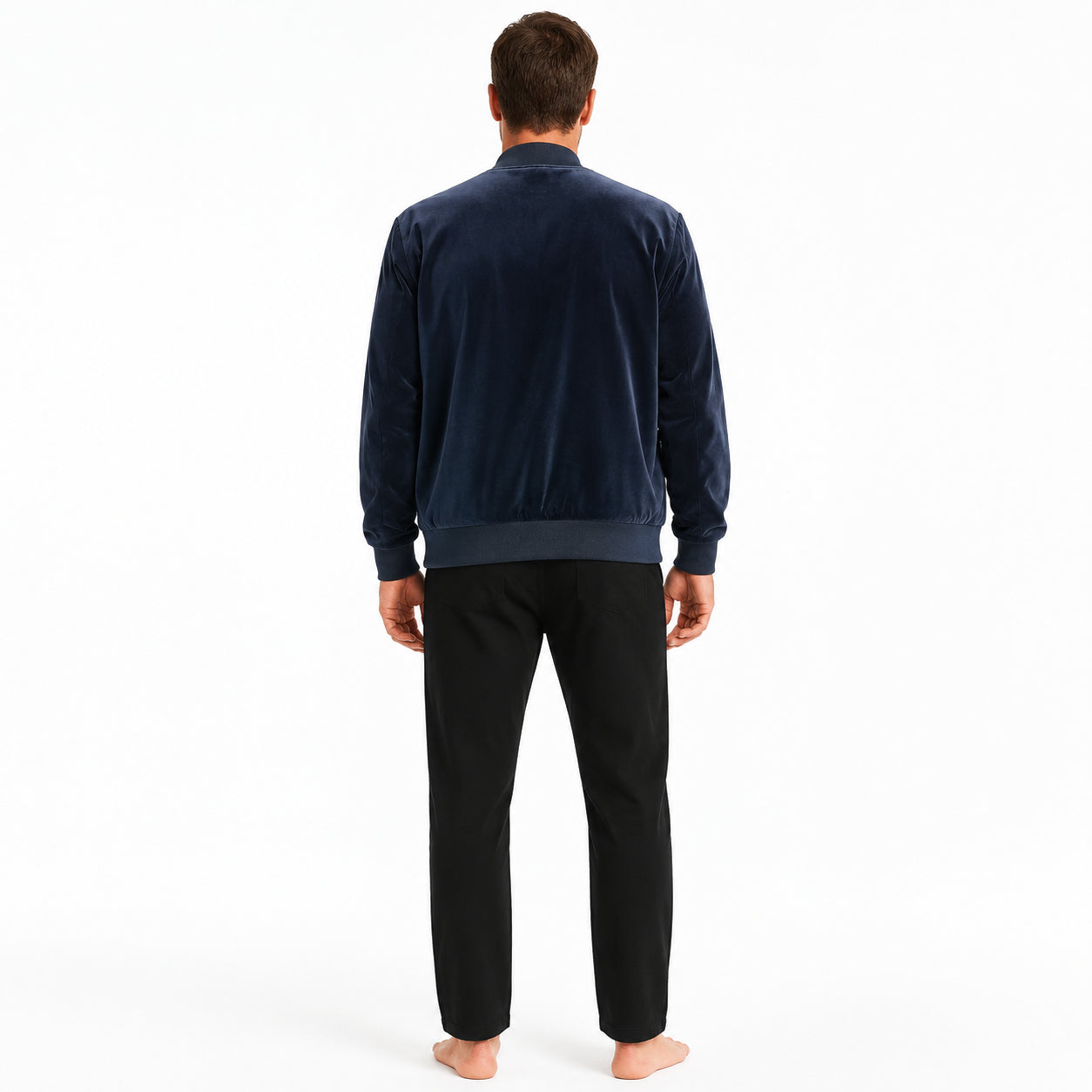 Atelier Rivelle | Veste Zippée Homme Col Montant Sport Casual Confort
