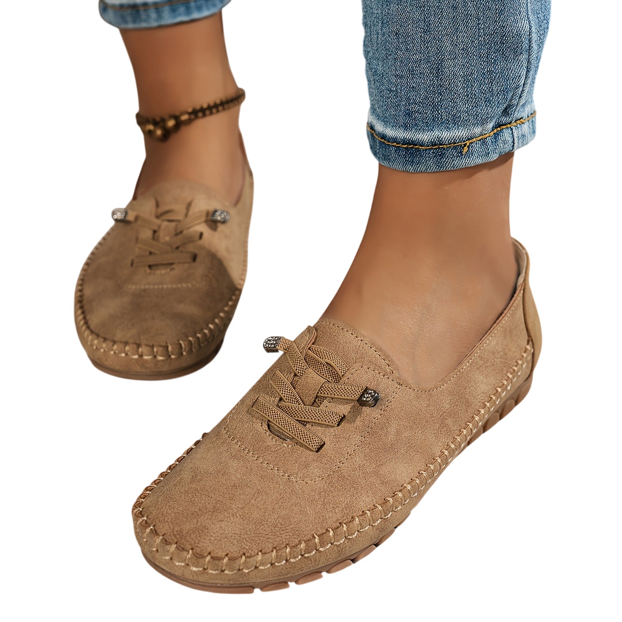Atelier Rivelle | Baskets Basses Femme Grande Taille Souples Lacets Rétro Confort