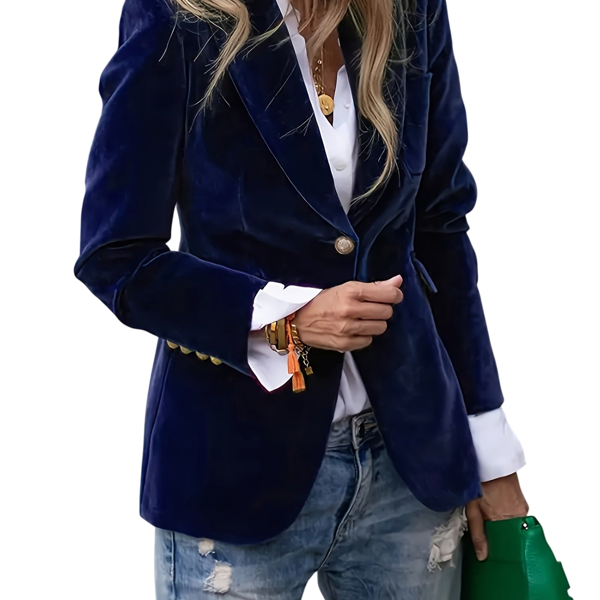 Atelier Rivelle | Blazer Femme Col Tailleur Élégant Automne Chic Bureau