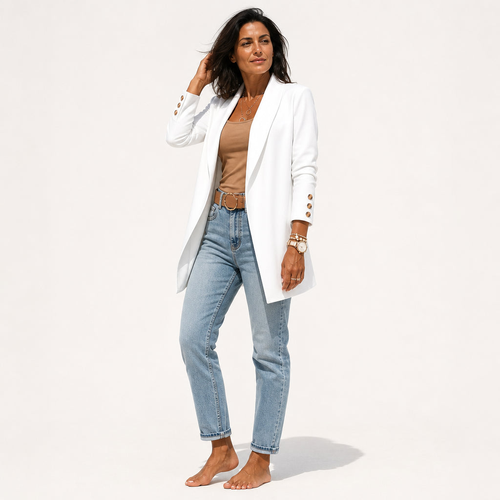 Atelier Rivelle | Blazer Femme Grande Taille Été Élégant Léger Décontracté