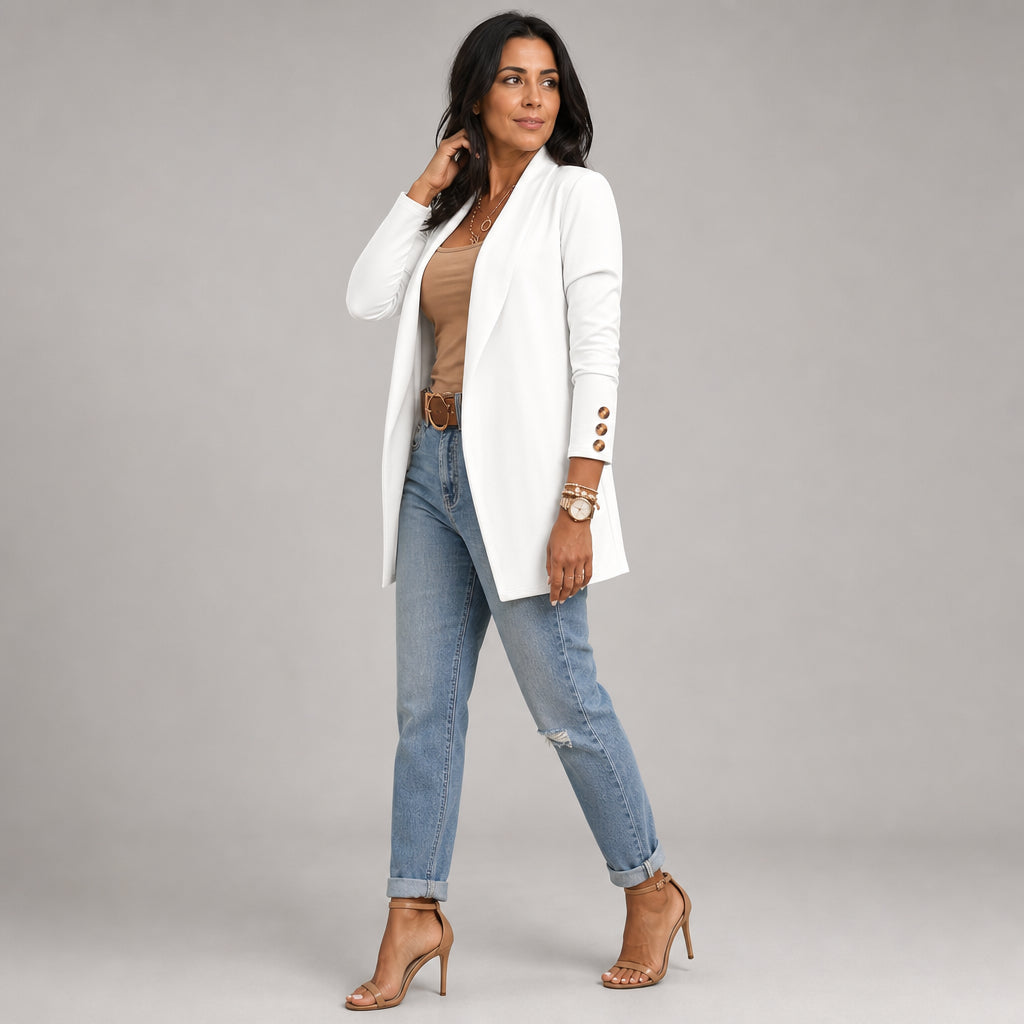 Atelier Rivelle | Blazer Femme Grande Taille Été Élégant Léger Décontracté