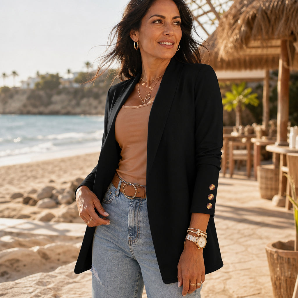 Atelier Rivelle | Blazer Femme Grande Taille Été Élégant Léger Décontracté
