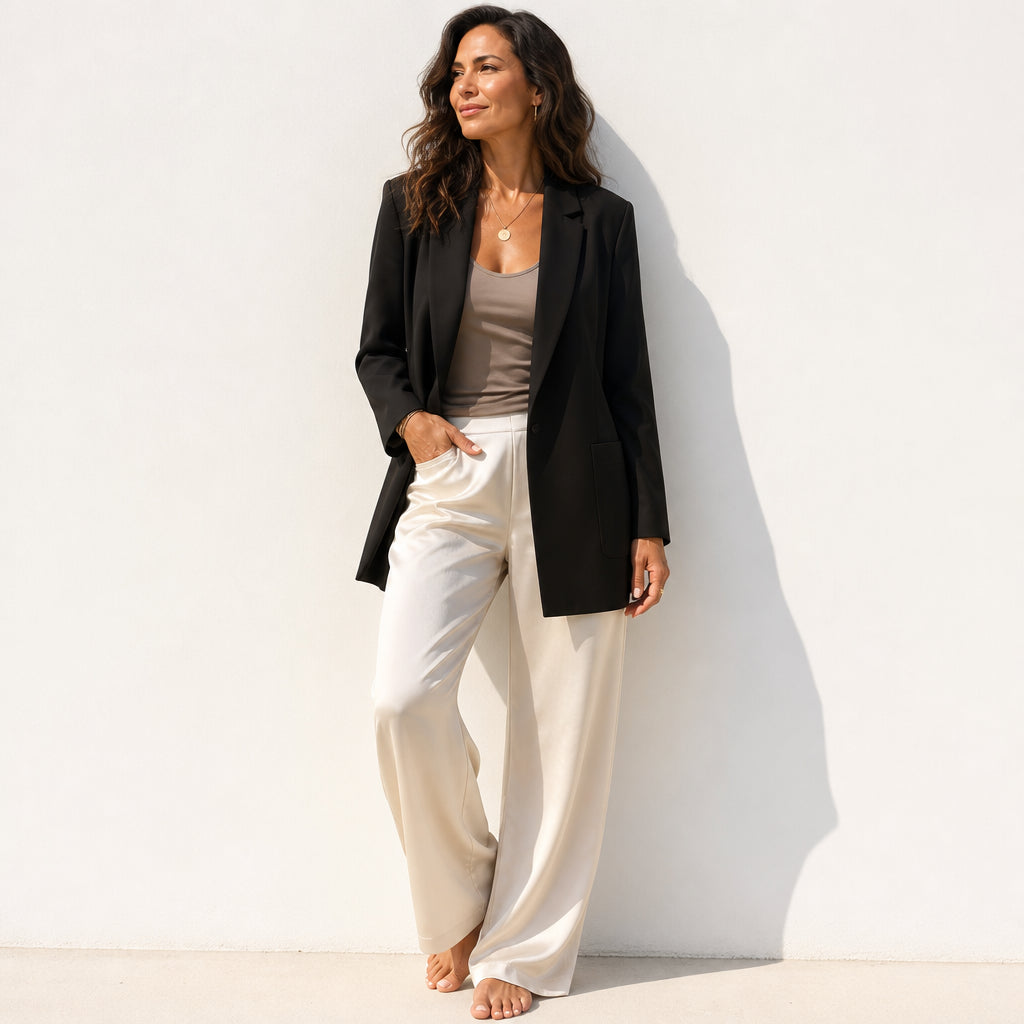 Atelier Rivelle | Blazer Femme Structuré Élégant Bureau Doublé Chic