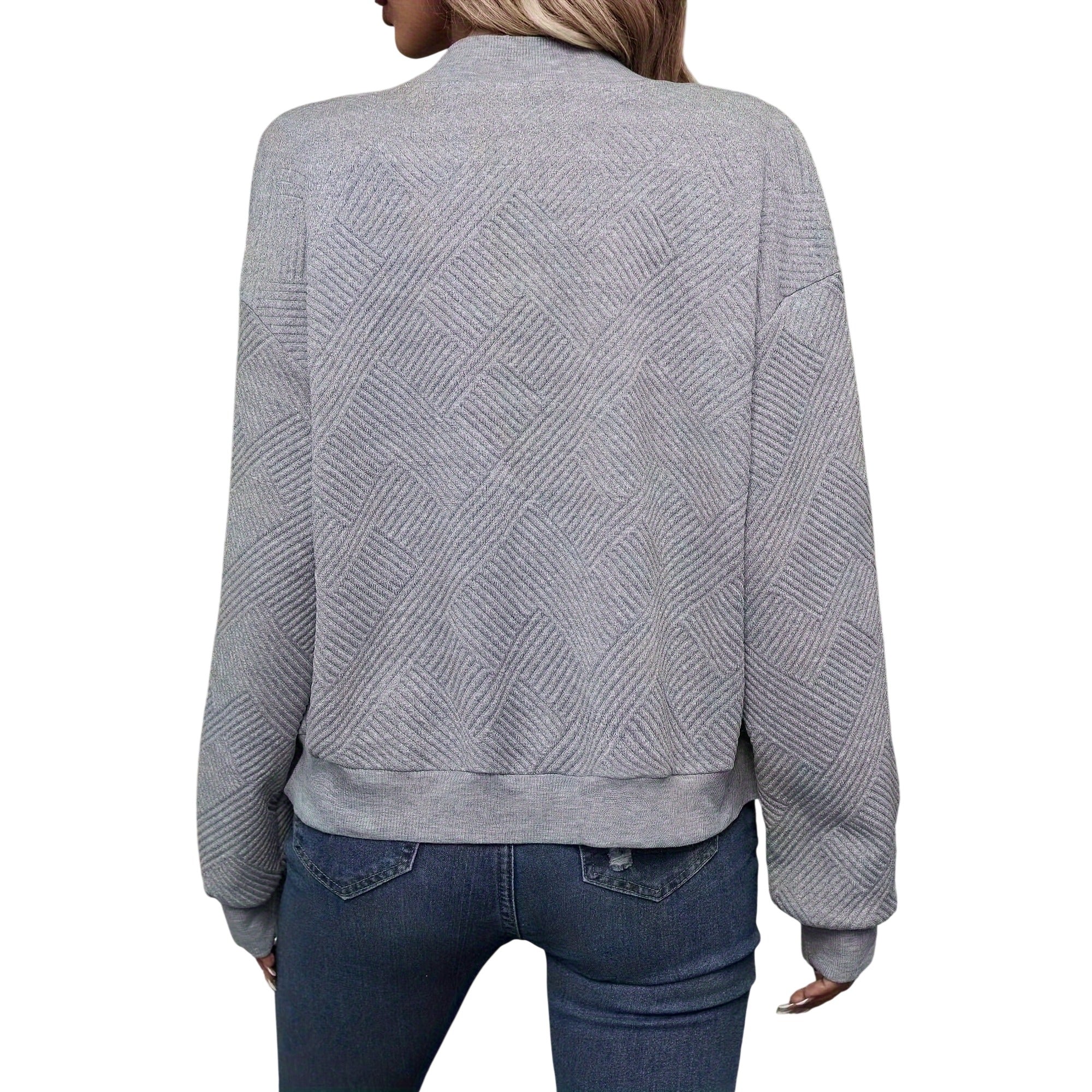 Atelier Rivelle | Cardigan Zippé Femme Mi-Saison Décontracté Léger Uni
