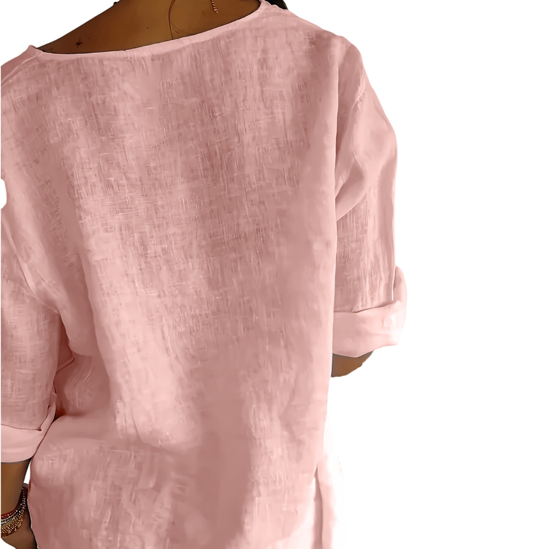 Atelier Rivelle | Chemise Femme Ample Décontractée Boutons Légère Été