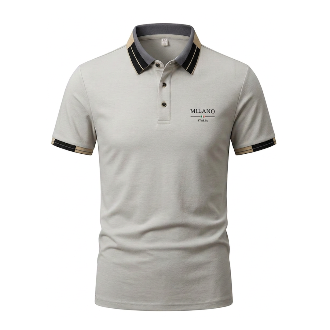 Atelier Rivelle | Chemise Homme Été Décontracté Col Boutonné Manches Courtes