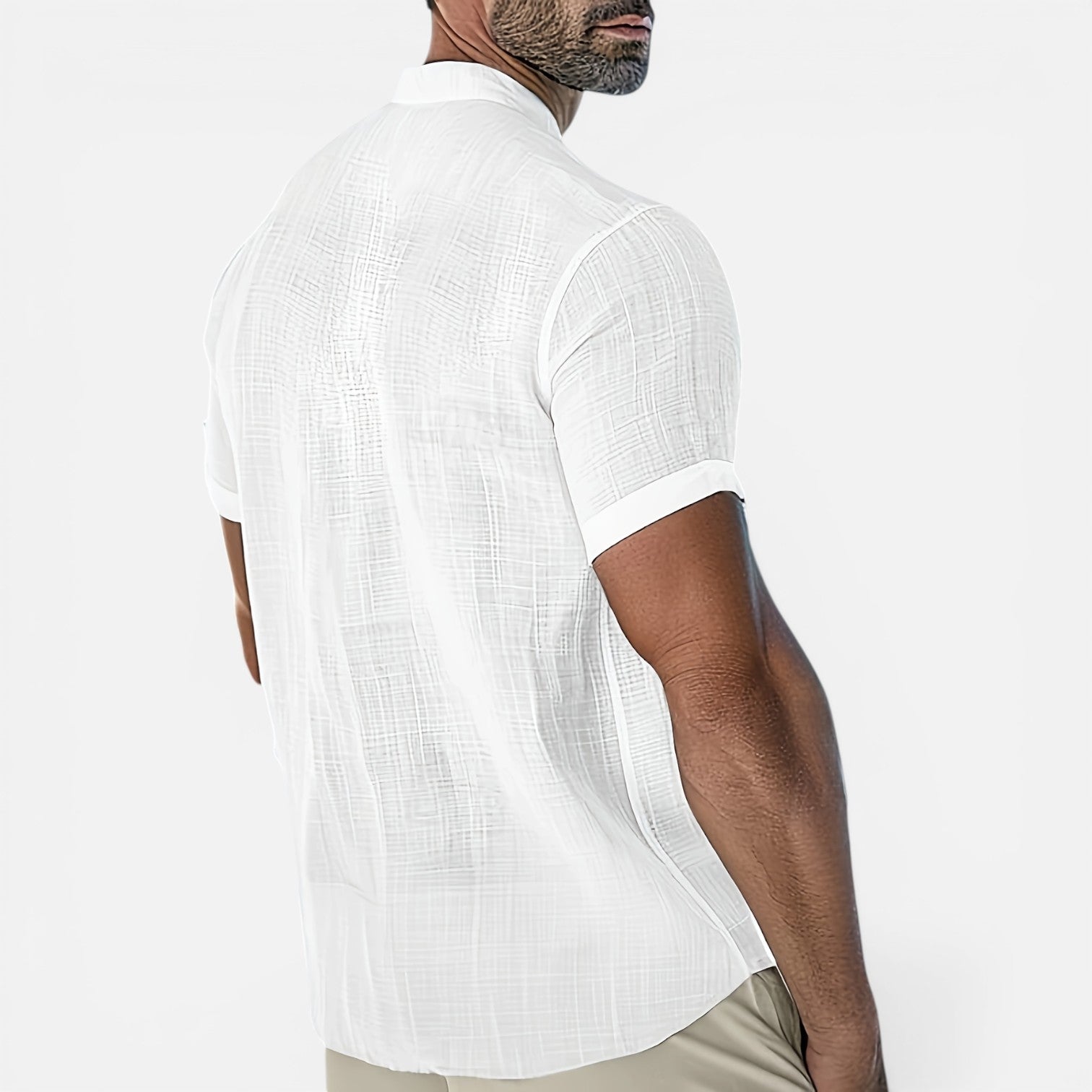 Atelier Rivelle | Chemise Homme Lin Été Légère Respirante Tenue Vacances