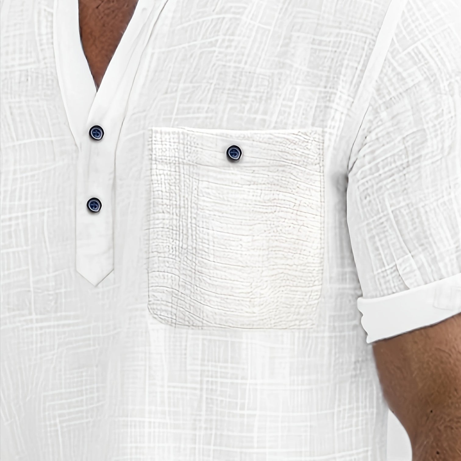 Atelier Rivelle | Chemise Homme Lin Été Légère Respirante Tenue Vacances