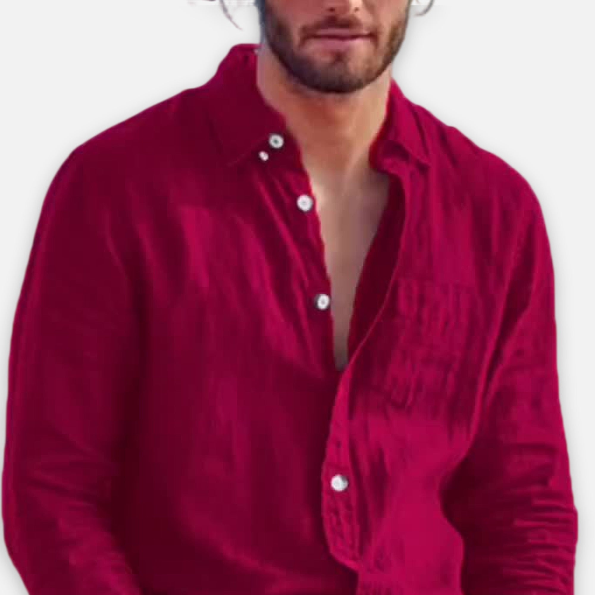Atelier Rivelle | Chemise Homme Printemps Classique Décontractée Col Revers