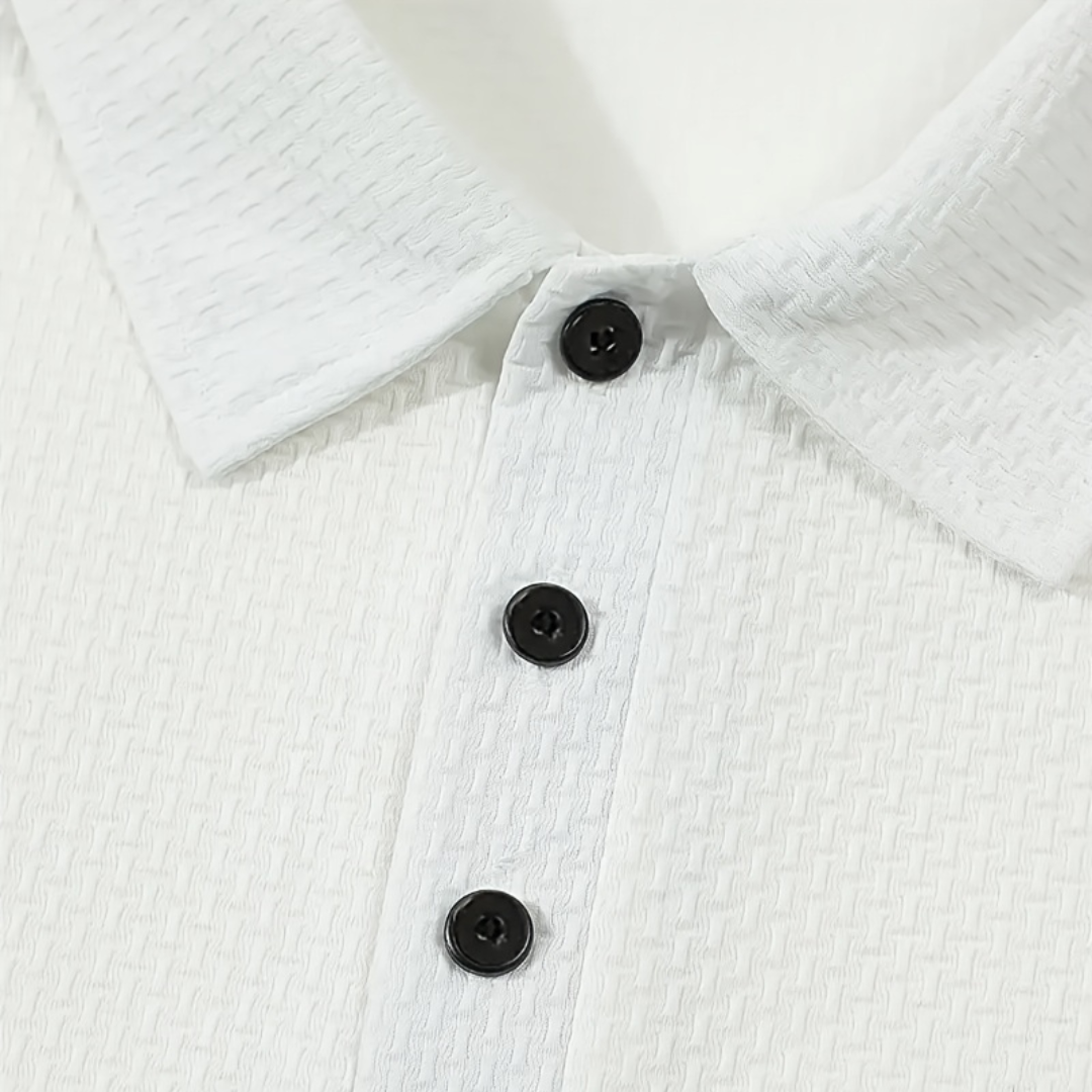 Atelier Rivelle | Polo Maille Homme Été Légère Transparente Décontractée