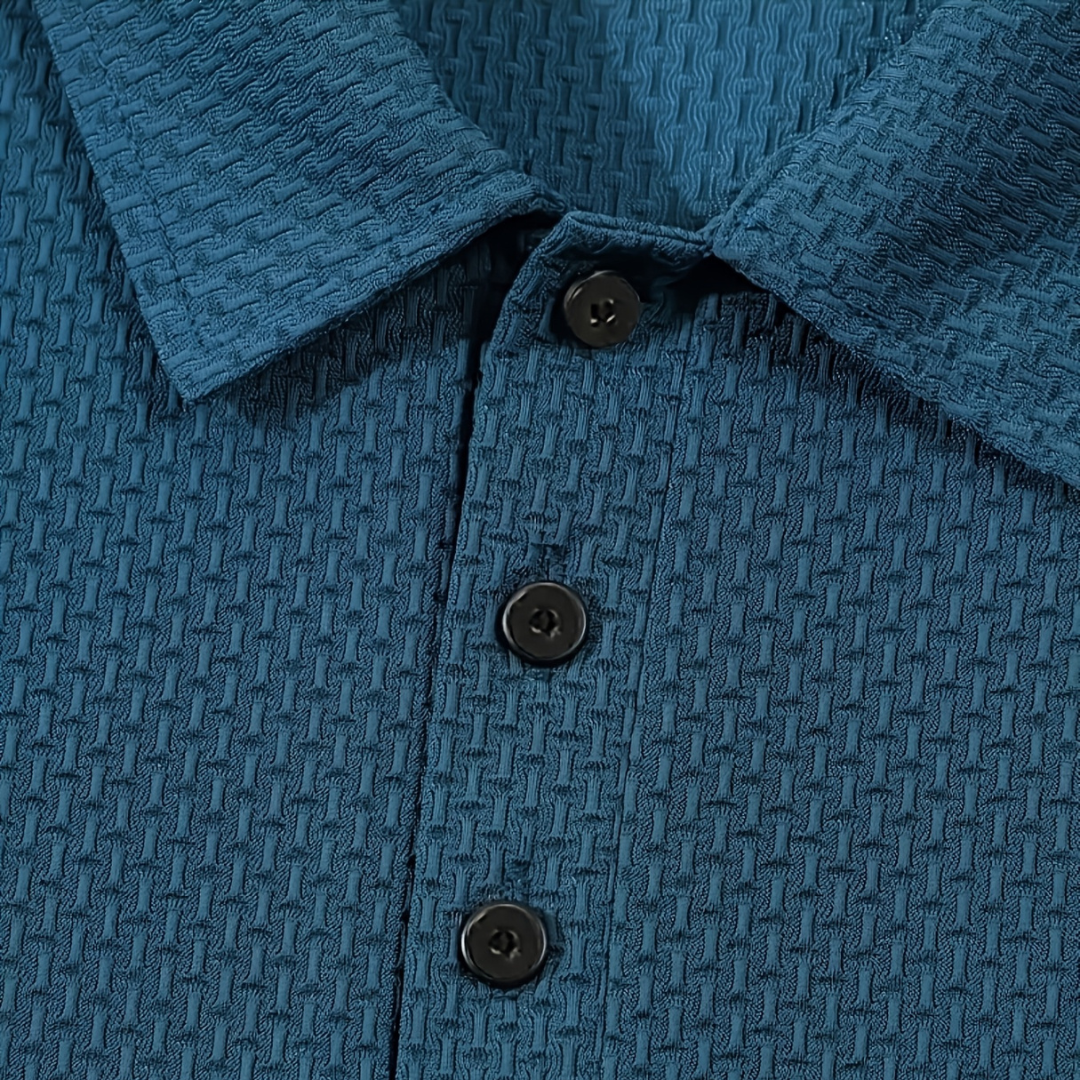 Atelier Rivelle | Polo Maille Homme Été Légère Transparente Décontractée