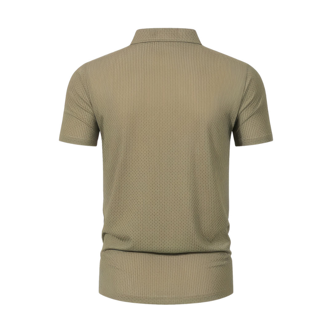 Atelier Rivelle | Polo Maille Homme Été Légère Transparente Décontractée