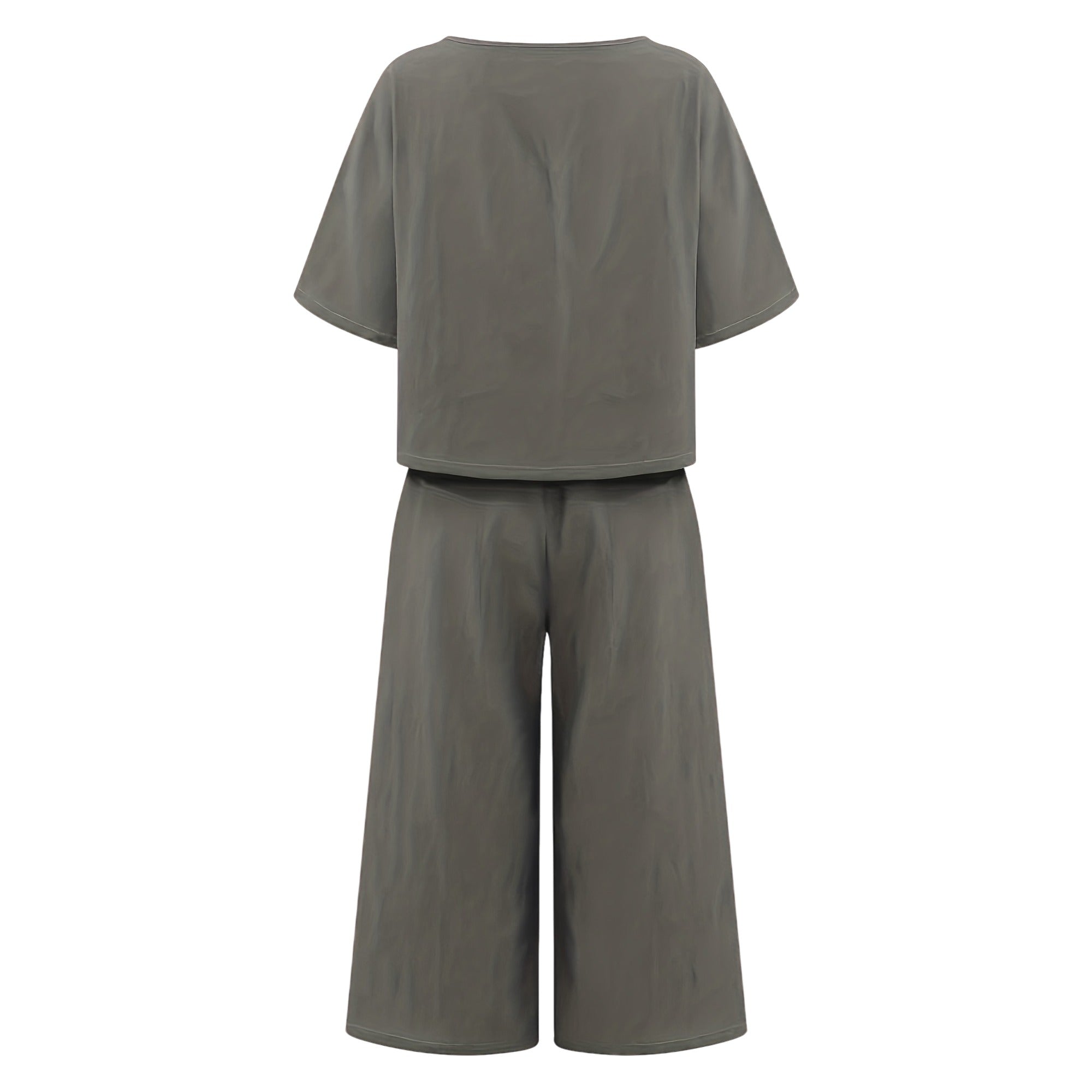 Atelier Rivelle | Combinaison Femme Ample Fluide Manches Courtes Élégante Été