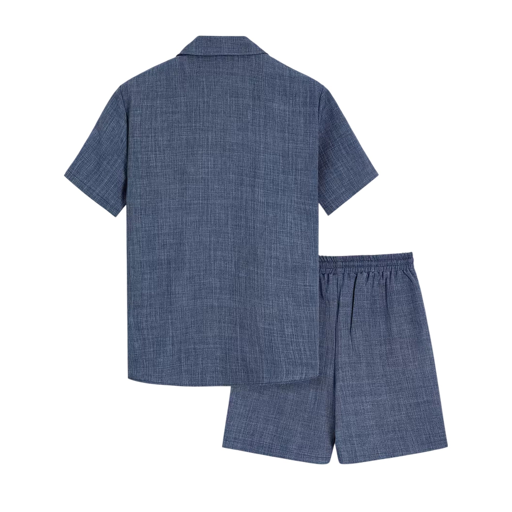 Atelier Rivelle | Ensemble Homme Été Short T-Shirt Léger Décontracté Poches