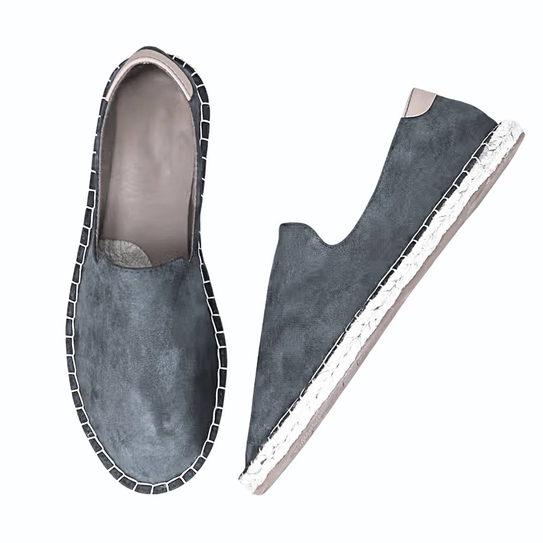 Atelier Rivelle | Mocassin Tissu Homme Toutes Saisons Décontracté Confort Semelle Antidérapante