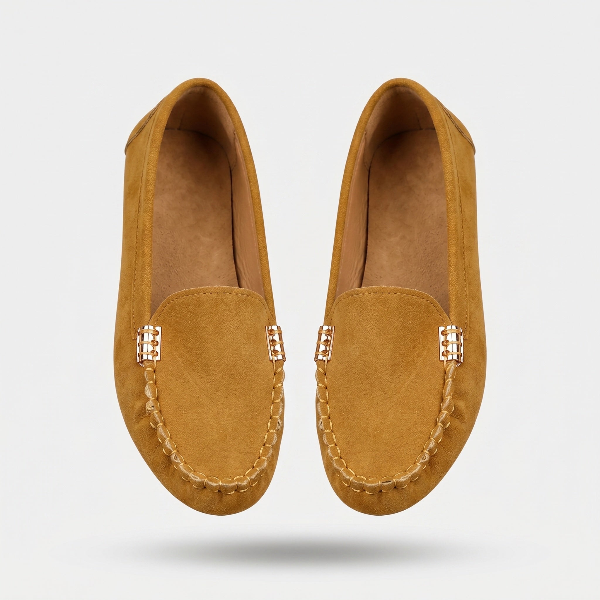 Atelier Rivelle | Mocassins Femme Cuir Souple Bout Rond Détails Métalliques Chic