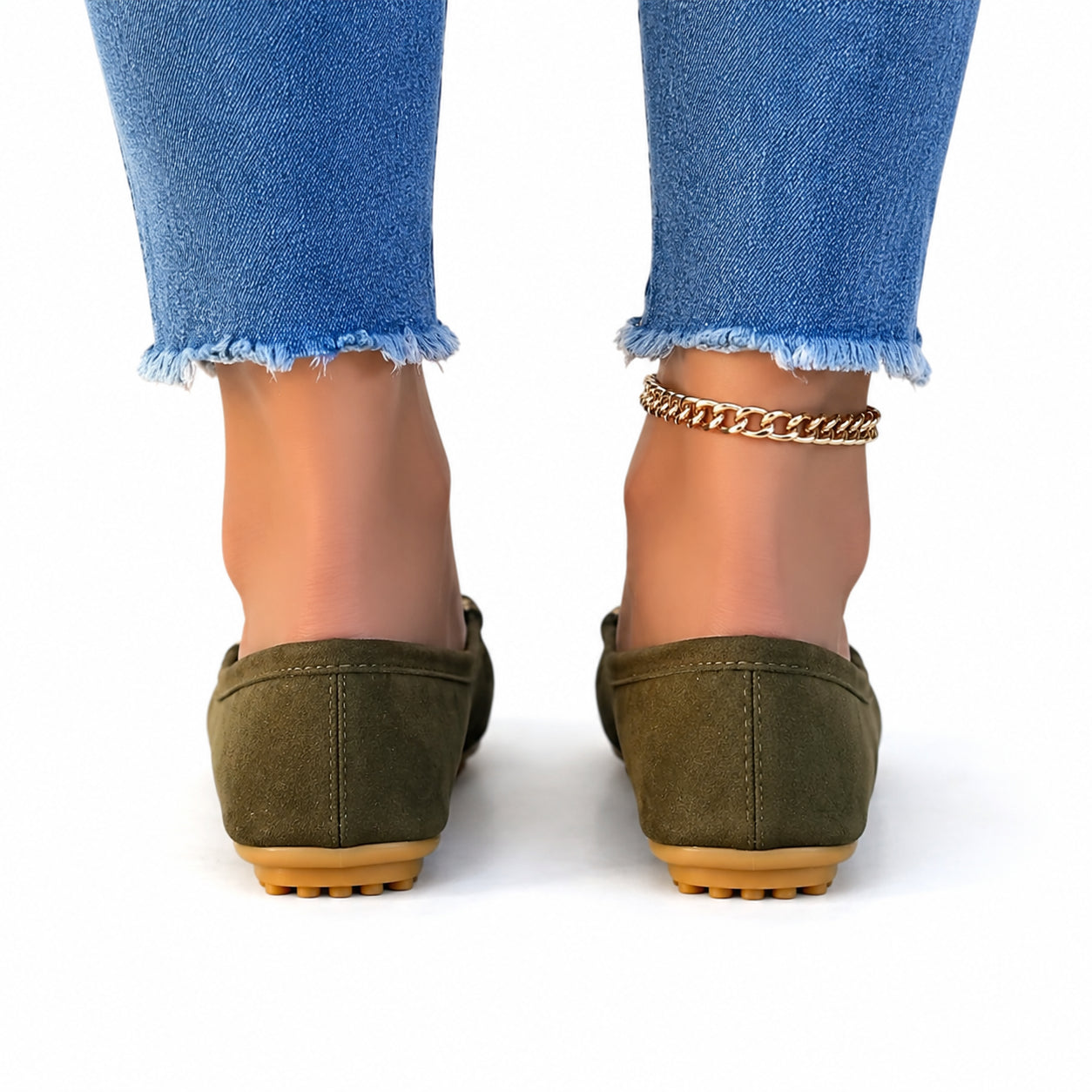Atelier Rivelle | Mocassins Femme Cuir Souple Bout Rond Détails Métalliques Chic