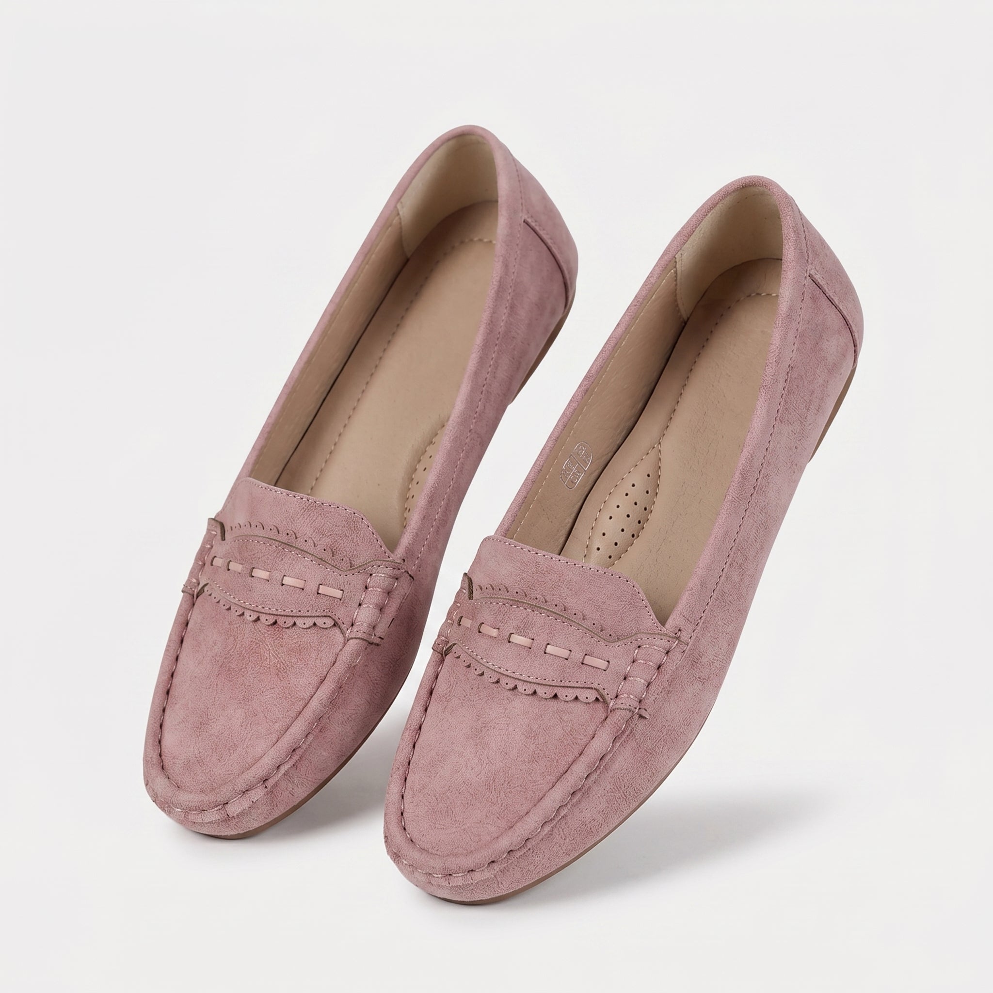 Atelier Rivelle | Mocassins Femme Grande Taille Confort Doux Nœud Couture Main