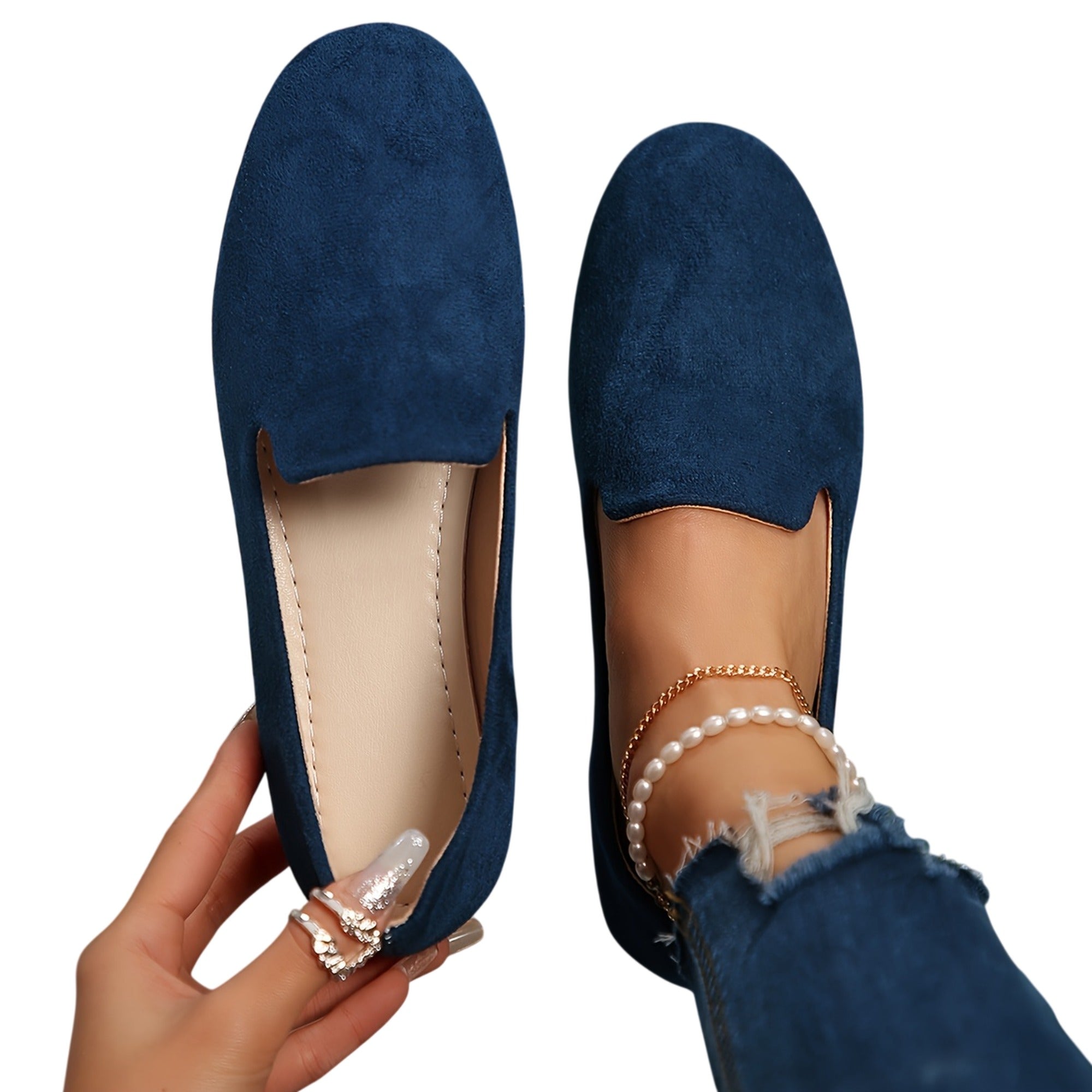 Atelier Rivelle | Mocassins Femme Plates Confort Enfiler Été Décontracté Vacances