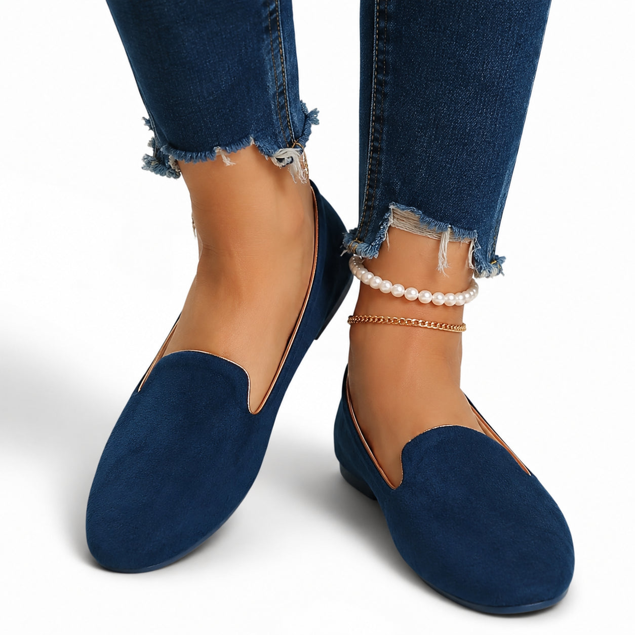 Atelier Rivelle | Mocassins Femme Plates Confort Enfiler Été Décontracté Vacances