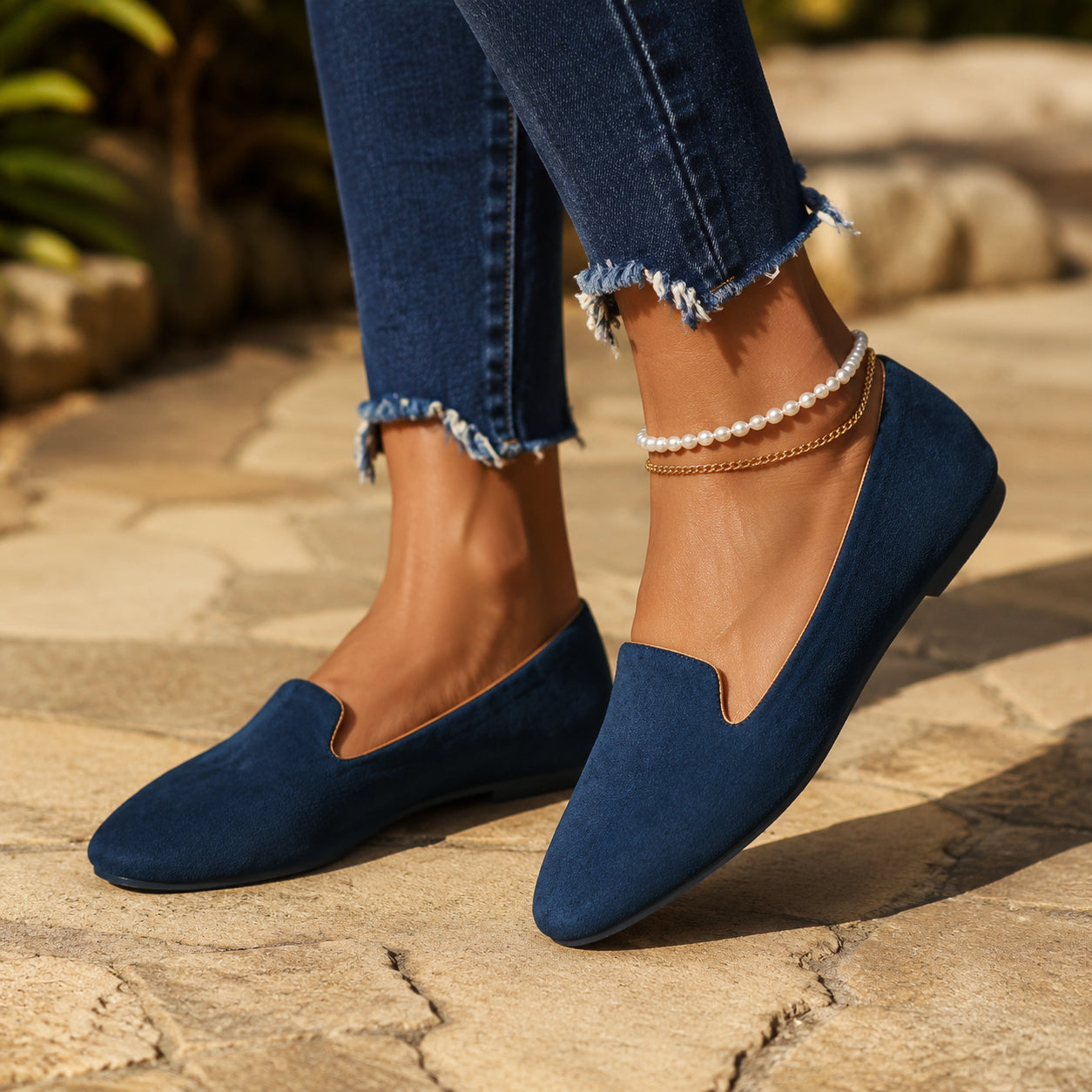 Atelier Rivelle | Mocassins Femme Plates Confort Enfiler Été Décontracté Vacances