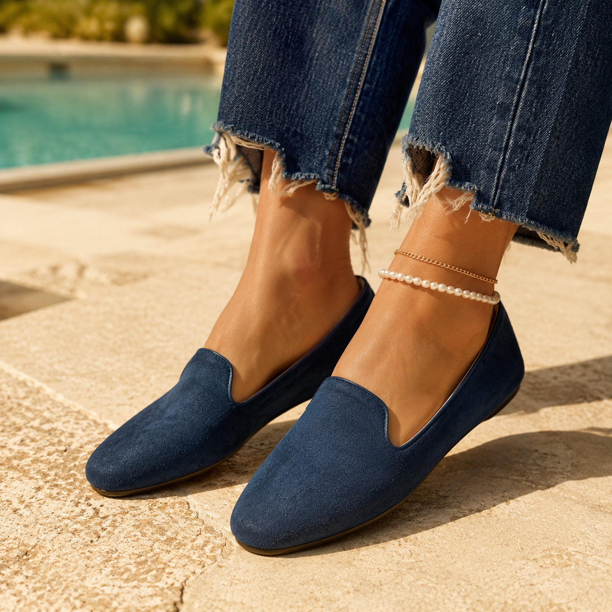 Atelier Rivelle | Mocassins Femme Plates Confort Enfiler Été Décontracté Vacances