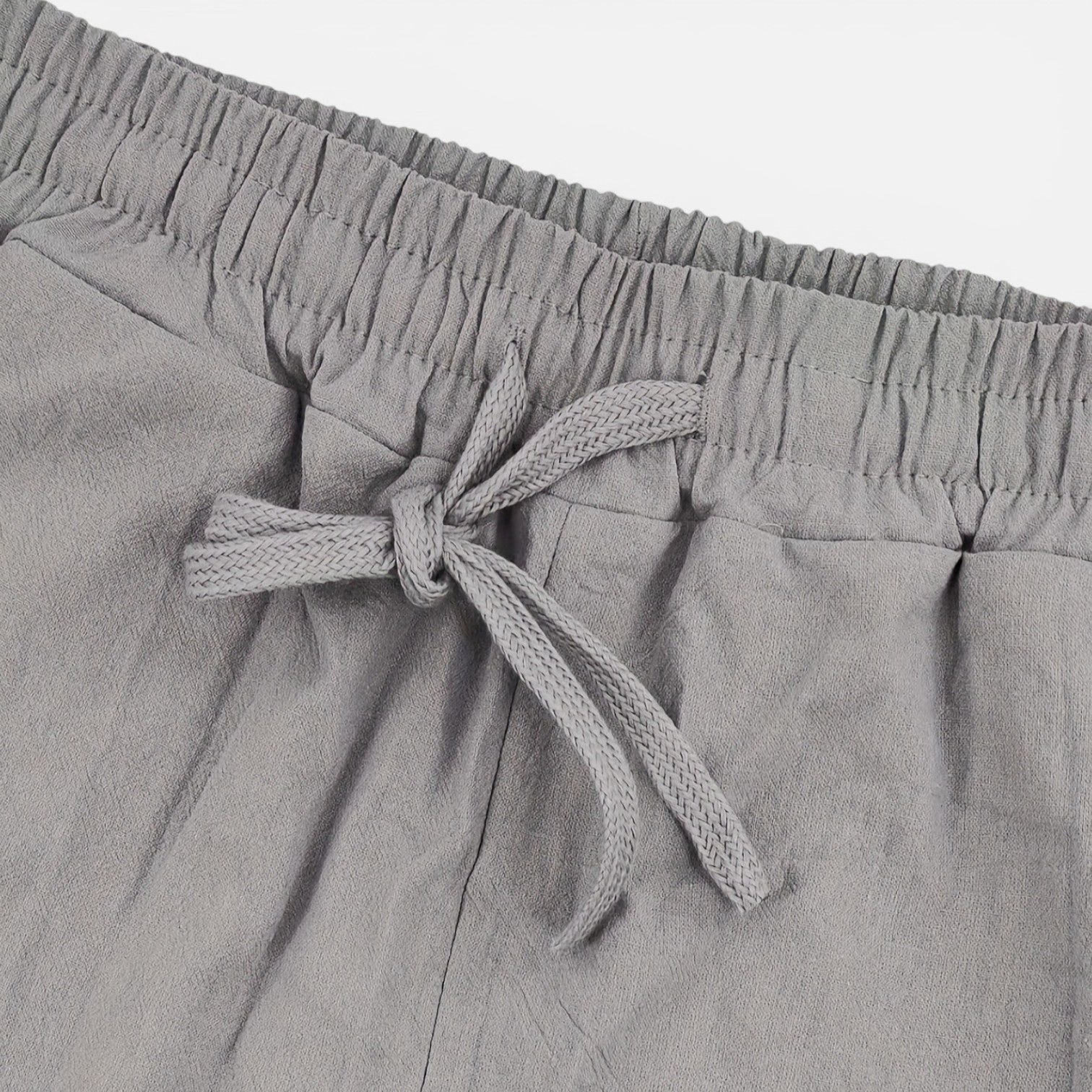 Atelier Rivelle | Pantalon Lin Homme Léger Été Confort Taille Élastique Plage