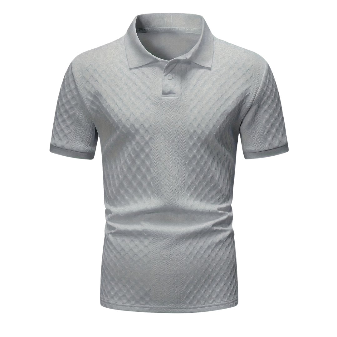 Atelier Rivelle | Polo Col Roulé Homme Automne Hiver Élégant Classique Boutonné