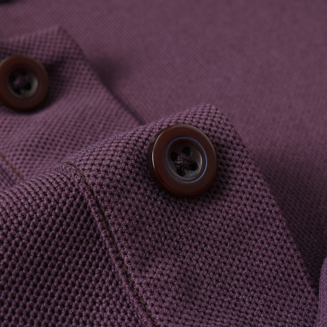 Atelier Rivelle | Polo Homme Hiver Élégant Manches Longues Imprimé