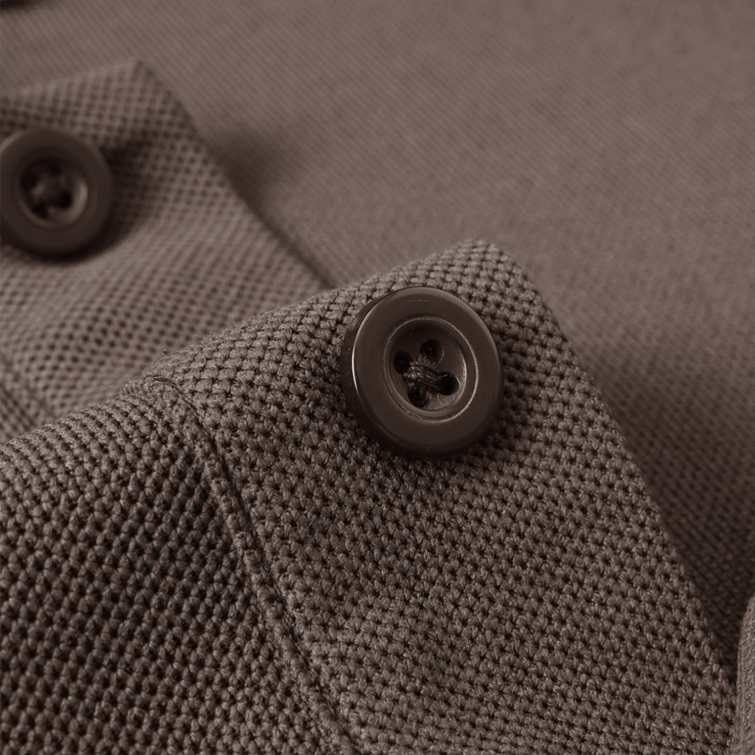 Atelier Rivelle | Polo Homme Hiver Élégant Manches Longues Imprimé