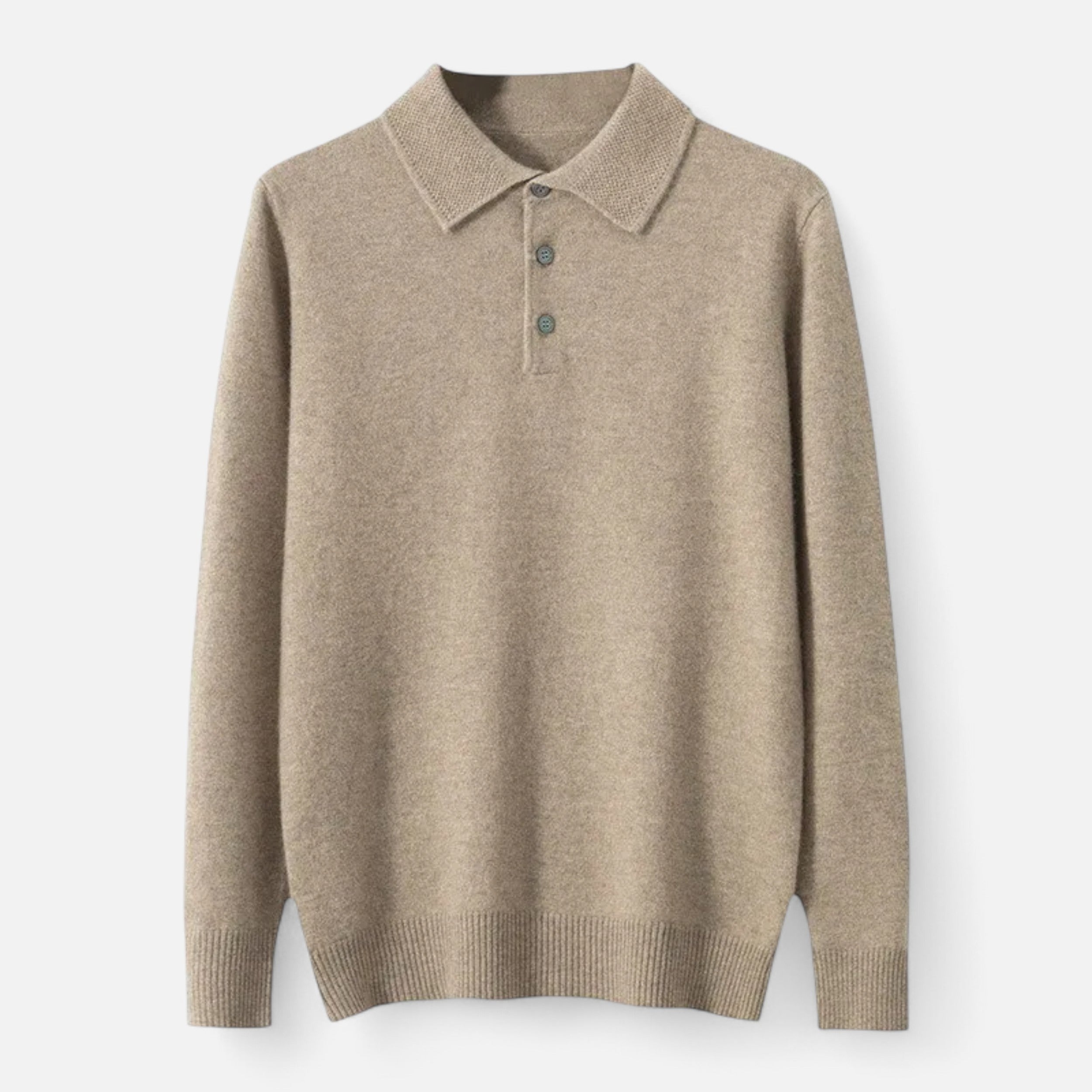 Atelier Rivelle | Pull Homme Col Polo Maille Épaisse Confort