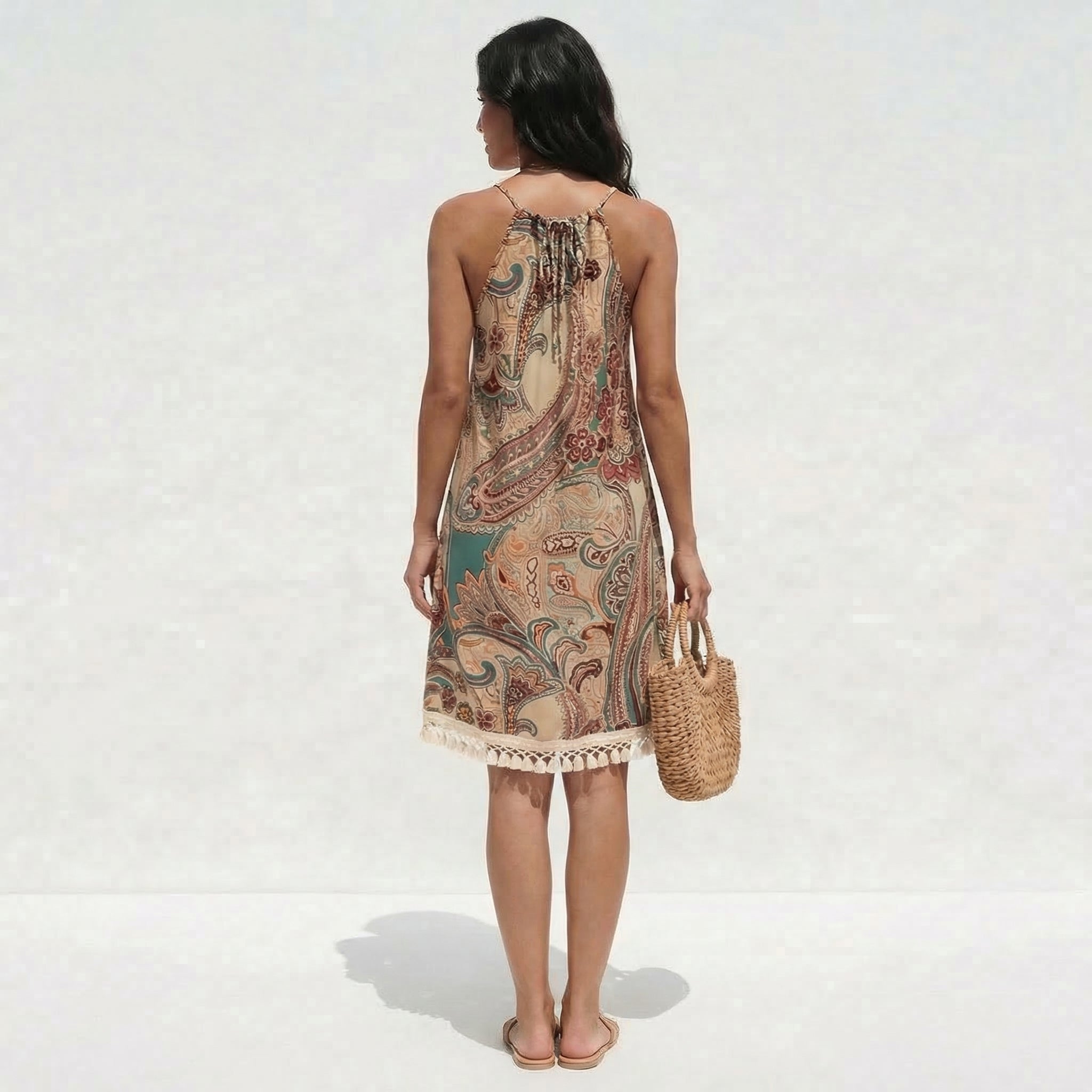 Atelier Rivelle | Robe Bohème Femme Été Légère Respirante Coupe Confort