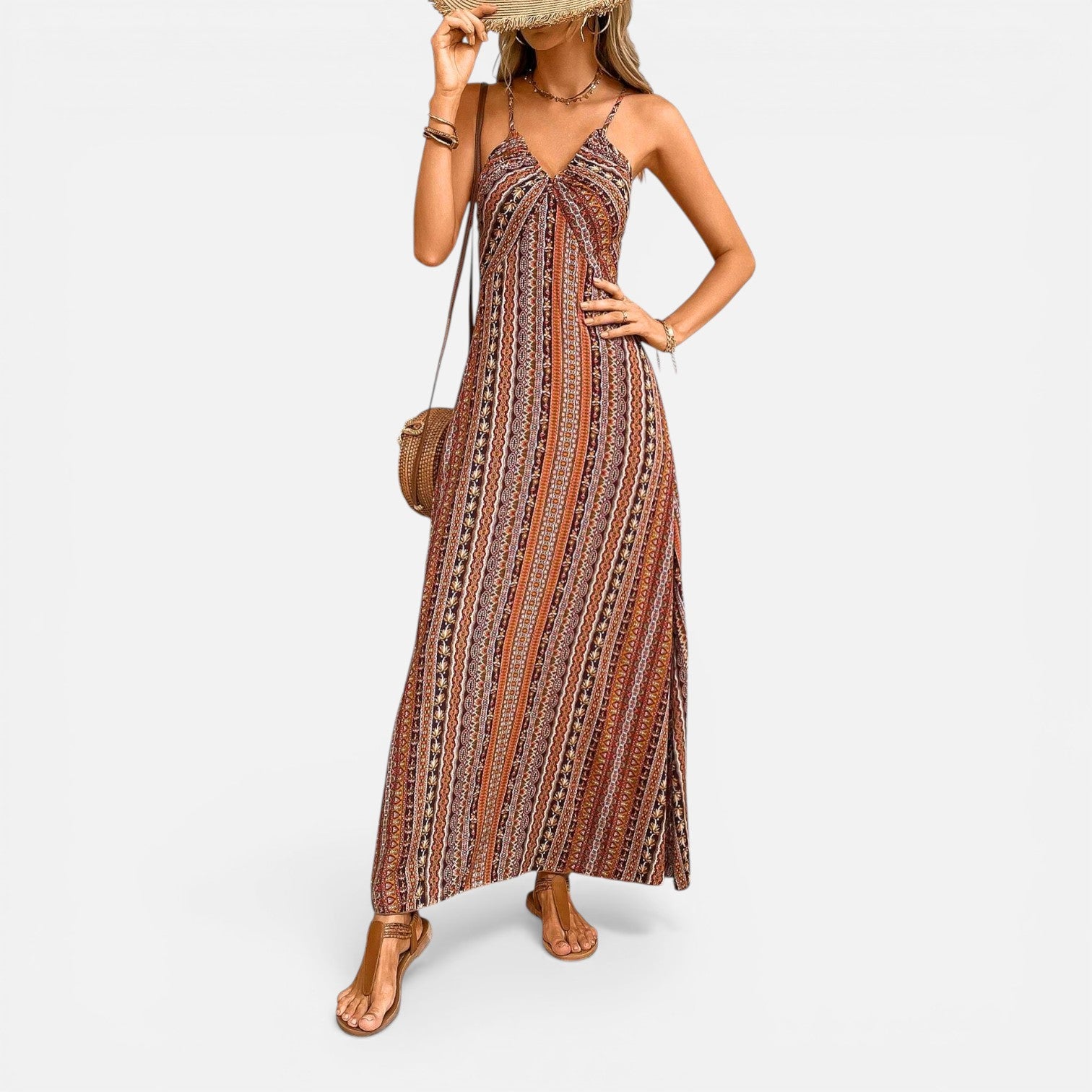 Atelier Rivelle | Robe Bohème Femme Été Légère et Fluide Confort Quotidien