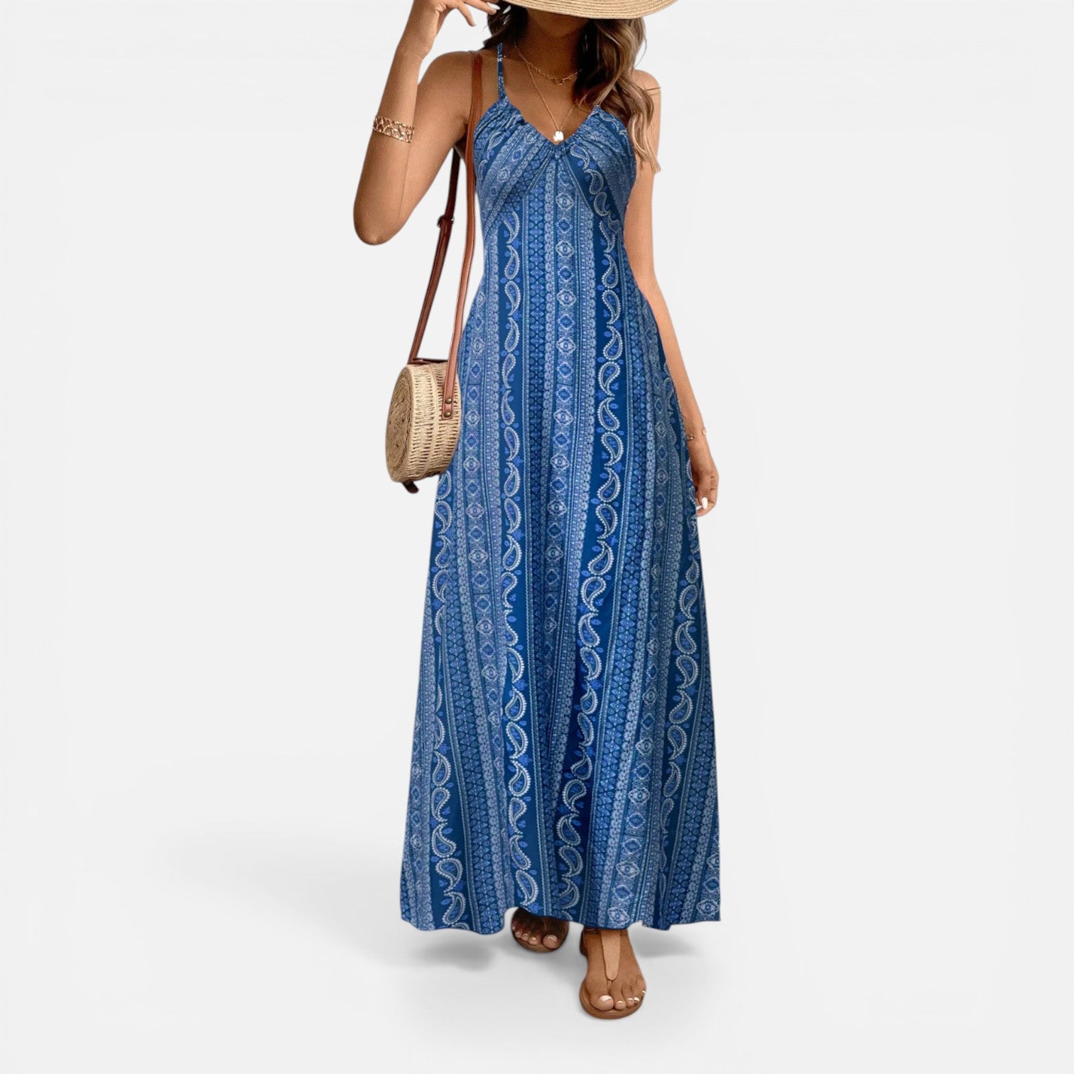 Atelier Rivelle | Robe Bohème Femme Été Légère et Fluide Confort Quotidien