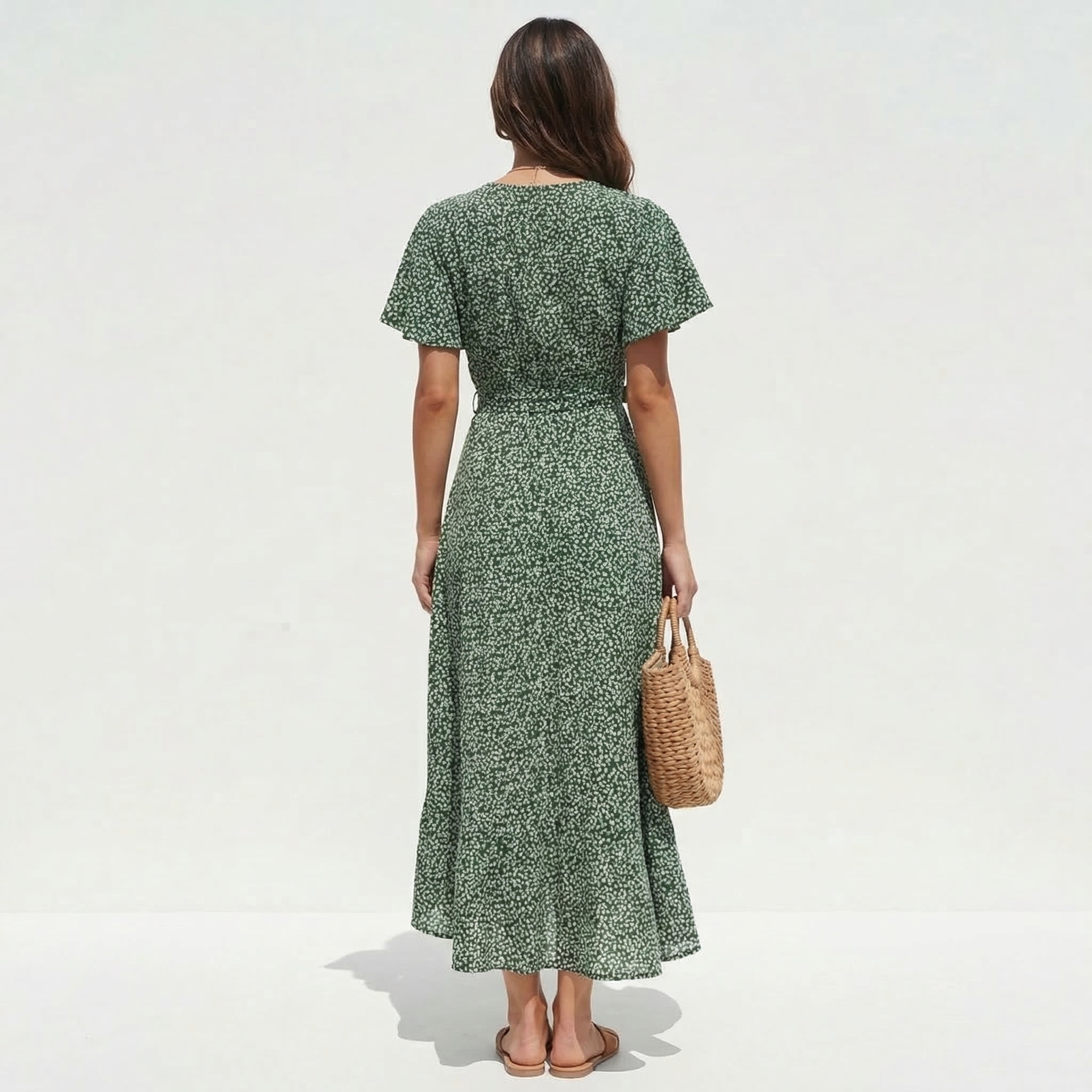 Atelier Rivelle | Robe Femme Élégante Été Lin Léger Style Chic Décontracté