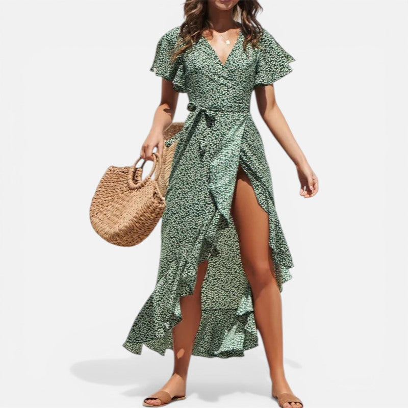 Atelier Rivelle | Robe Femme Élégante Été Lin Léger Style Chic Décontracté