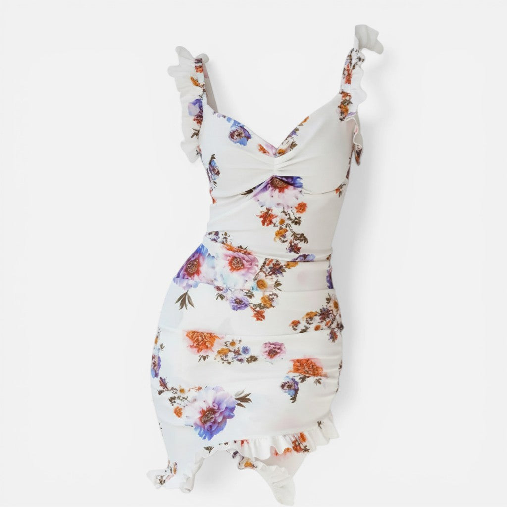 Atelier Rivelle | Robe Fleurie Femme Été Légère Coupe Cintrée Confort
