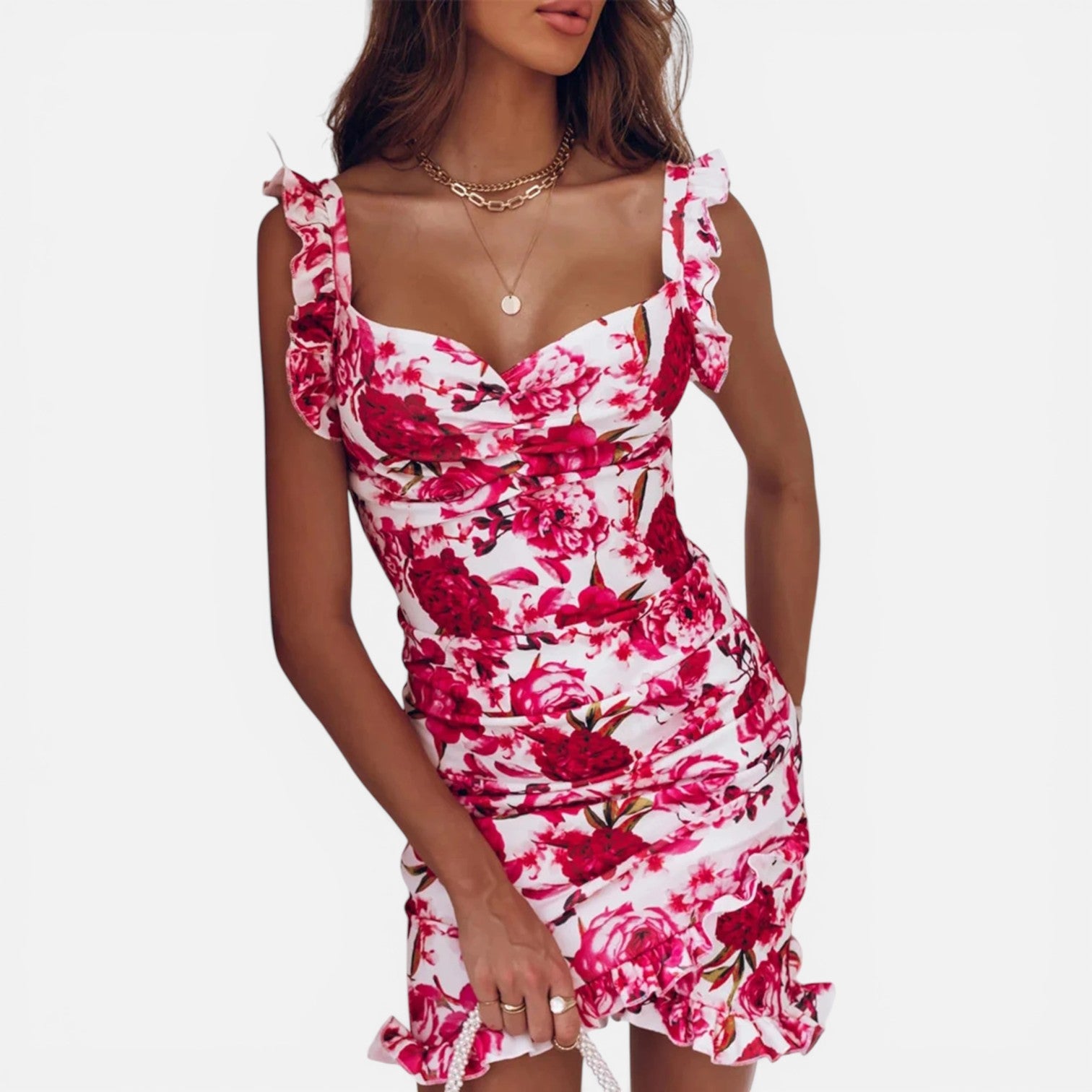Atelier Rivelle | Robe Fleurie Femme Été Légère Coupe Cintrée Confort