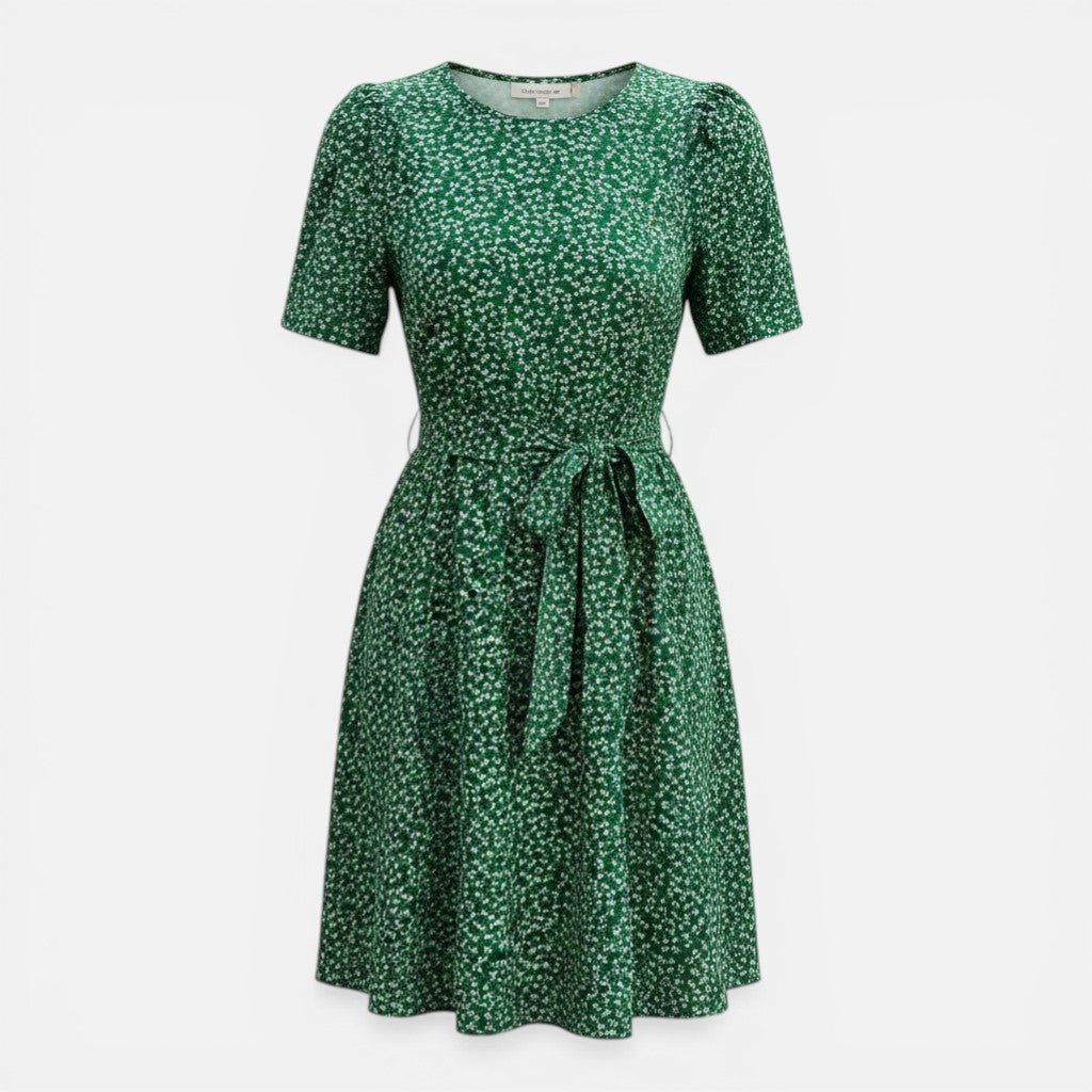 Atelier Rivelle | Robe d’été femme floral taille haute plissée confort casual