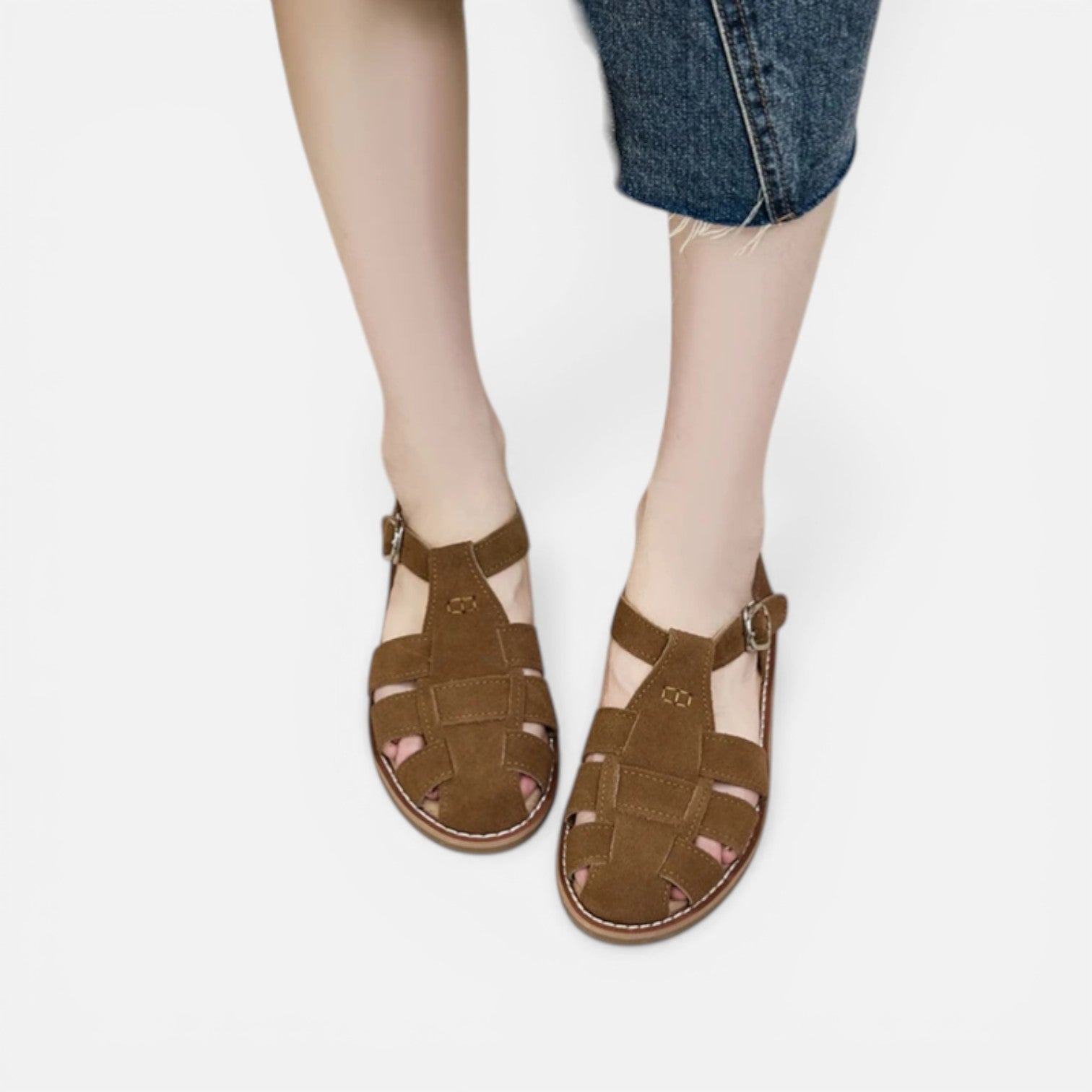 Atelier Rivelle | Sandales Femme Confort Cuir Marche Été Semelle Souple