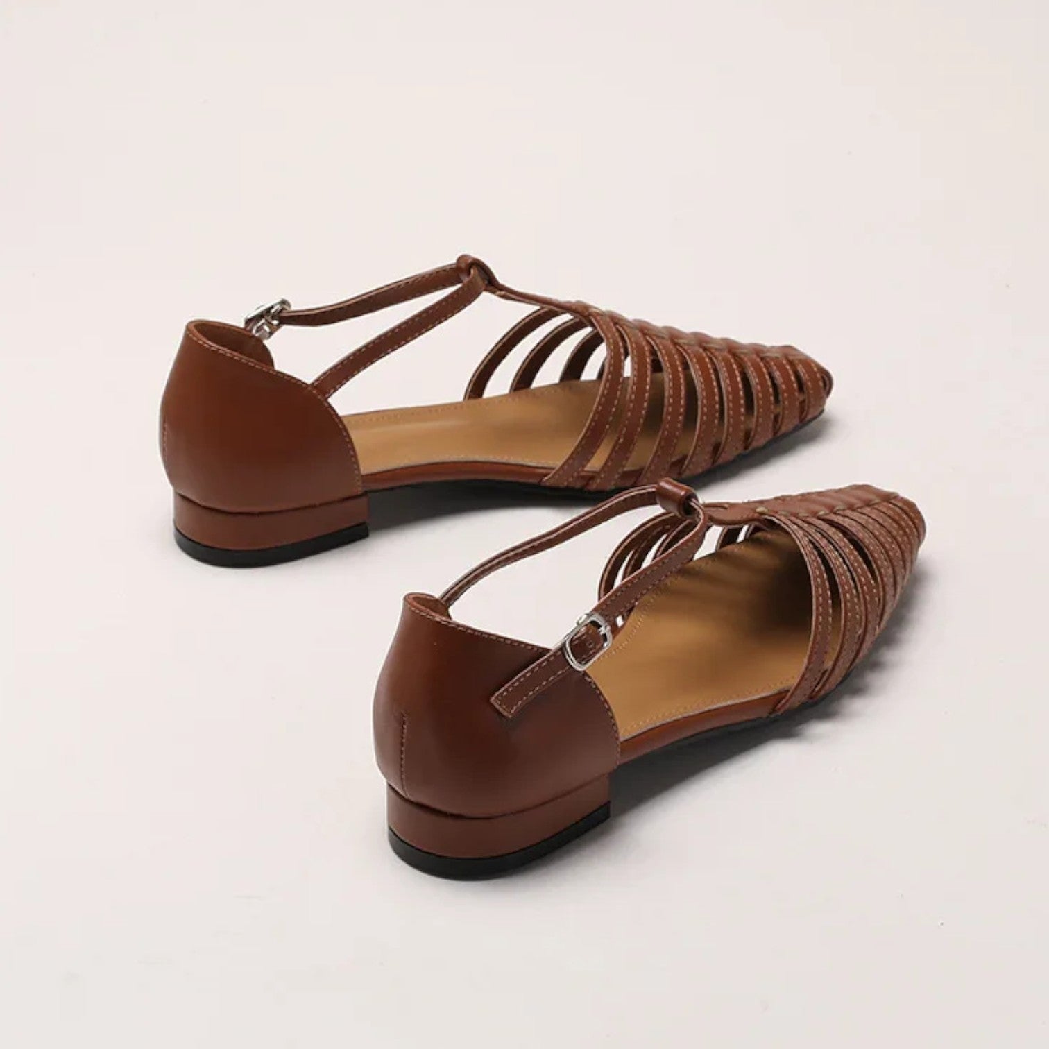 Atelier Rivelle | Sandales Femme Confort Été Cuir Souple Semelle Plate