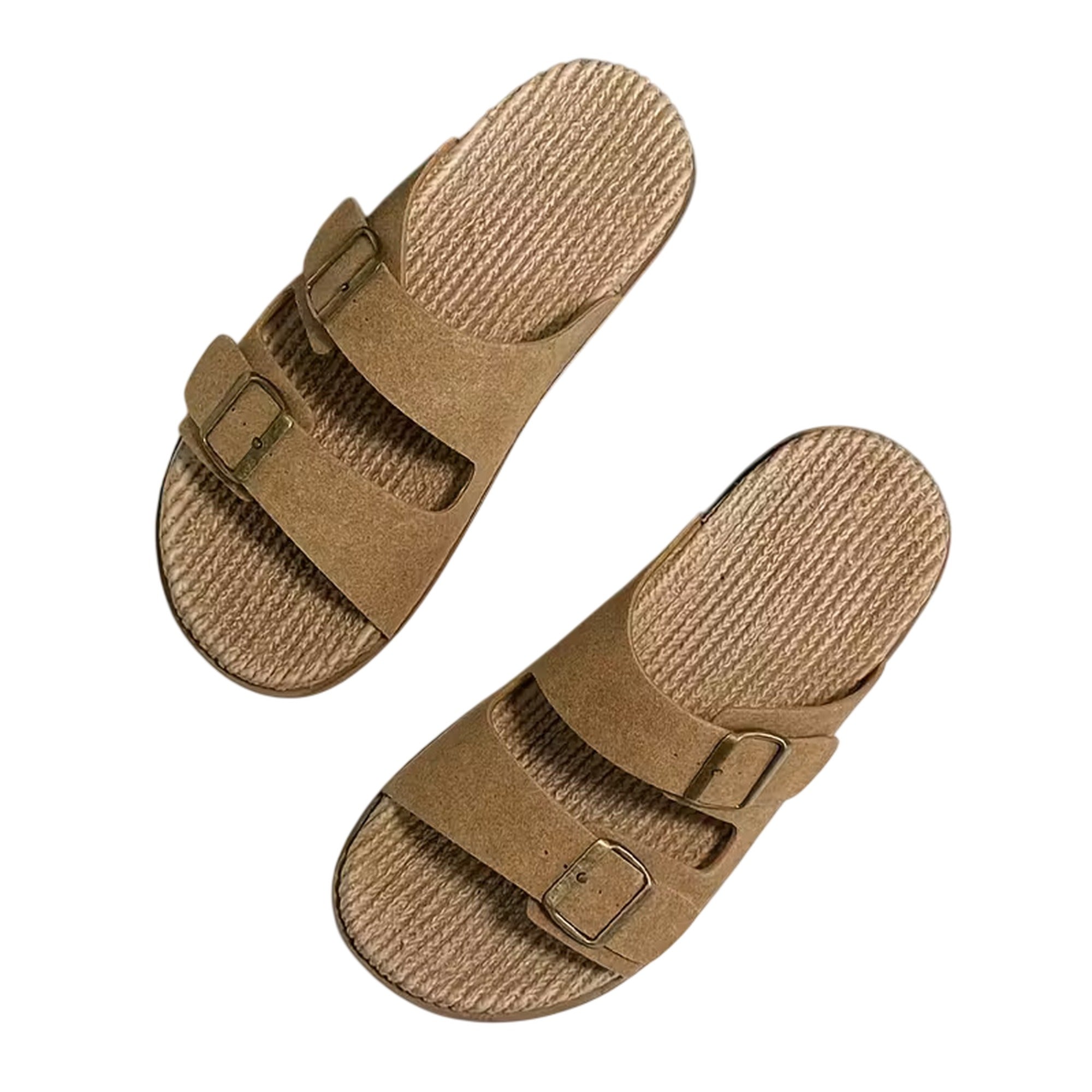 Atelier Rivelle | Sandales Homme Été PU Décontractées Plage Double Boucle
