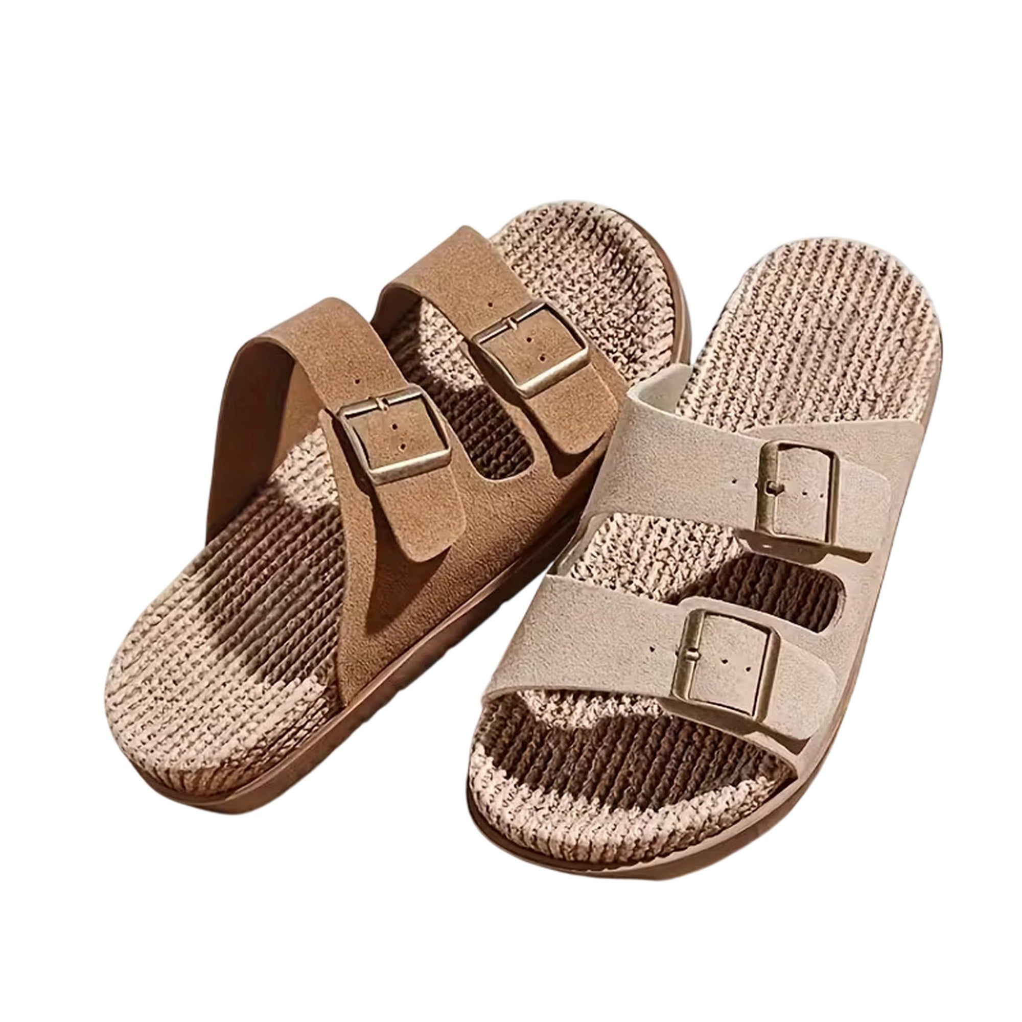 Atelier Rivelle | Sandales Homme Été PU Décontractées Plage Double Boucle