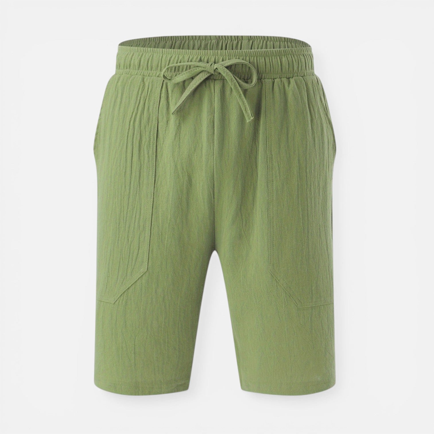 Atelier Rivelle | Short Homme Lin Été Léger Respirant Taille Élastique Confort