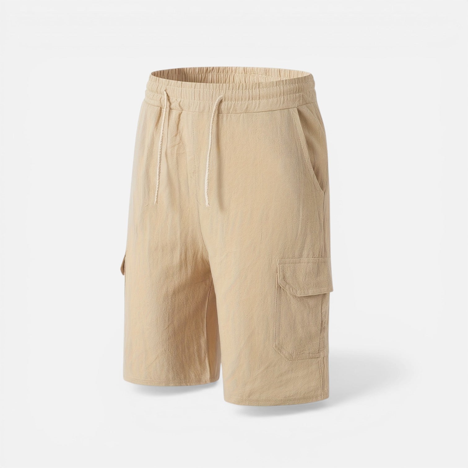 Atelier Rivelle | Short Lin Homme Été Léger Respirant Confort Taille Élastique