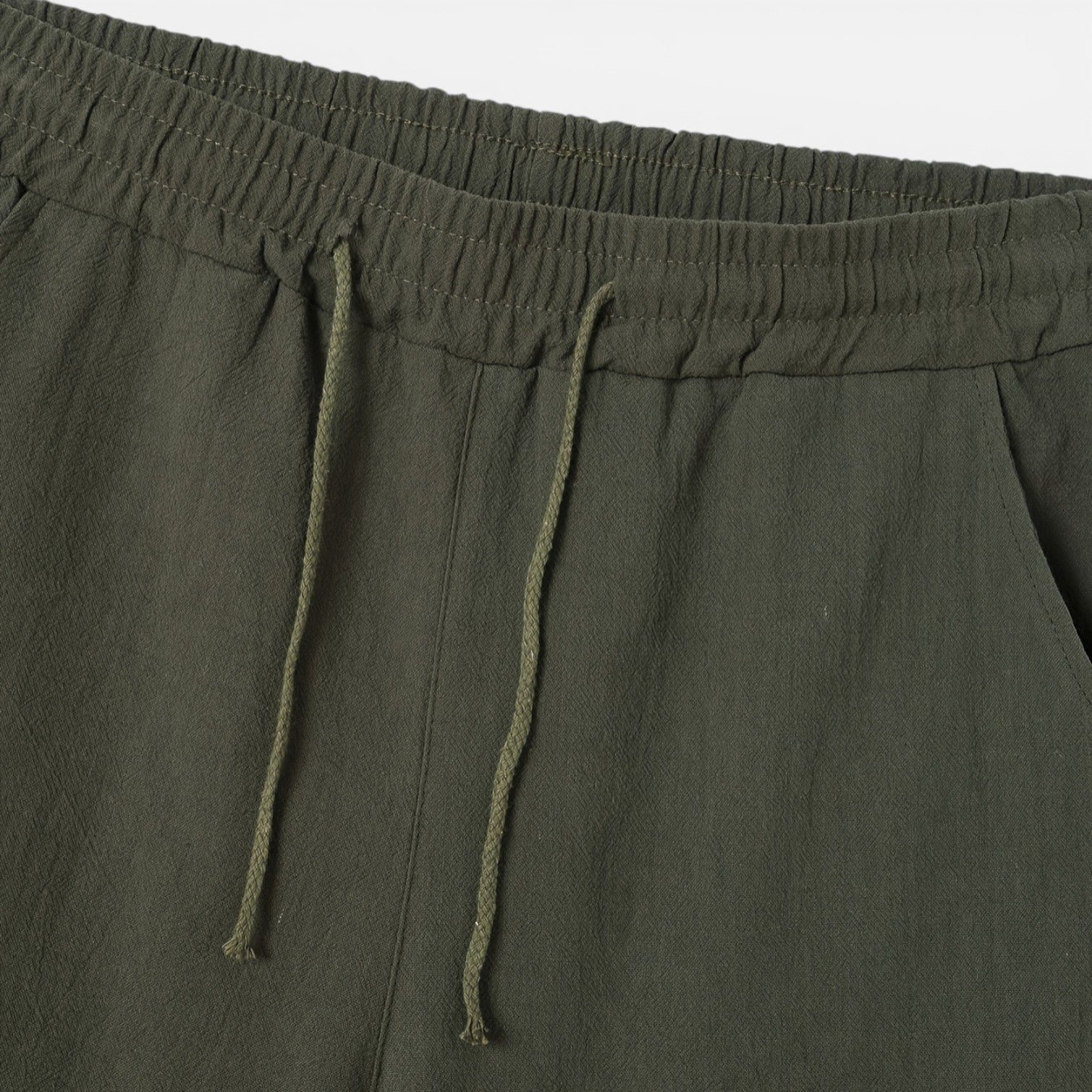 Atelier Rivelle | Short Lin Homme Été Léger Respirant Confort Taille Élastique