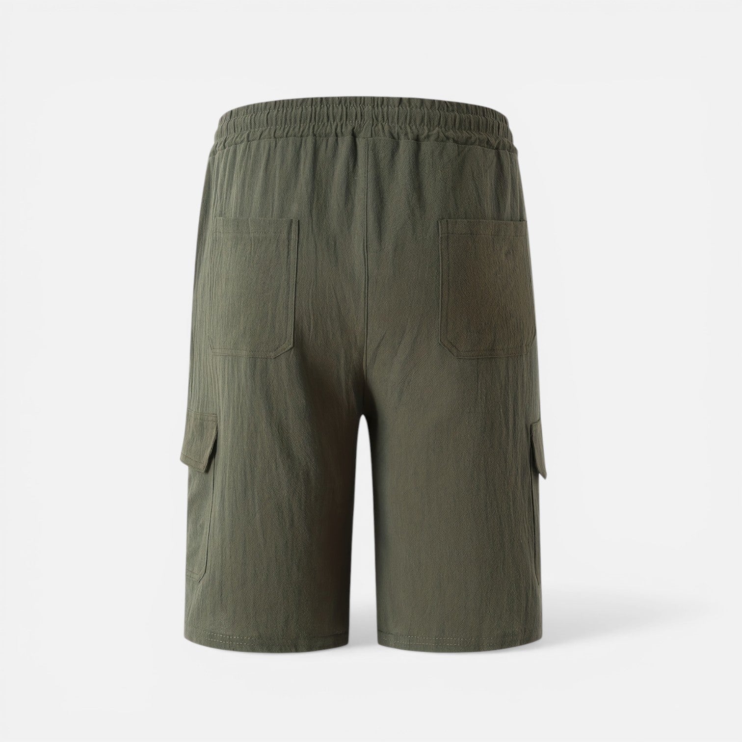 Atelier Rivelle | Short Lin Homme Été Léger Respirant Confort Taille Élastique