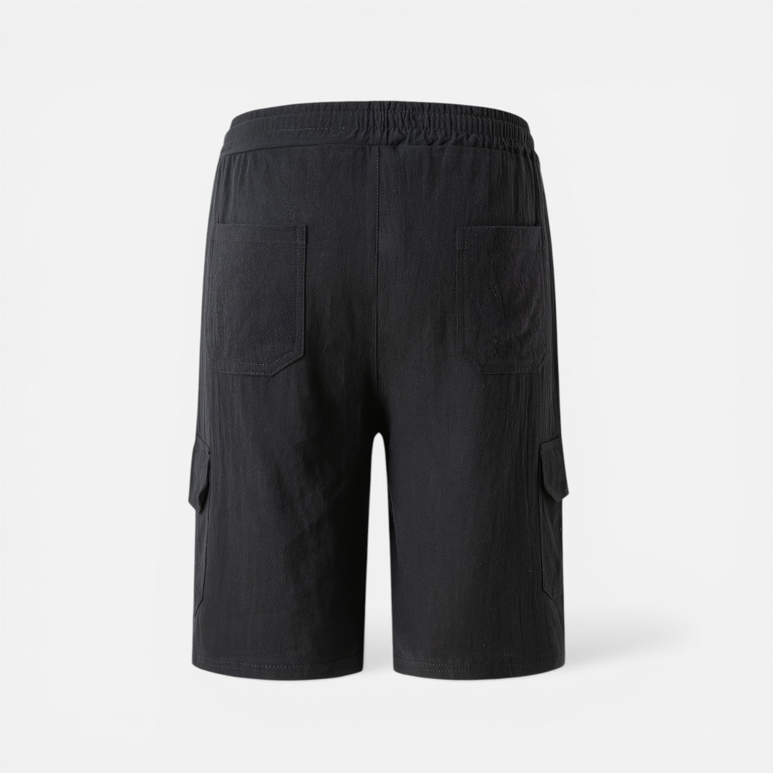 Atelier Rivelle | Short Lin Homme Été Léger Respirant Confort Taille Élastique