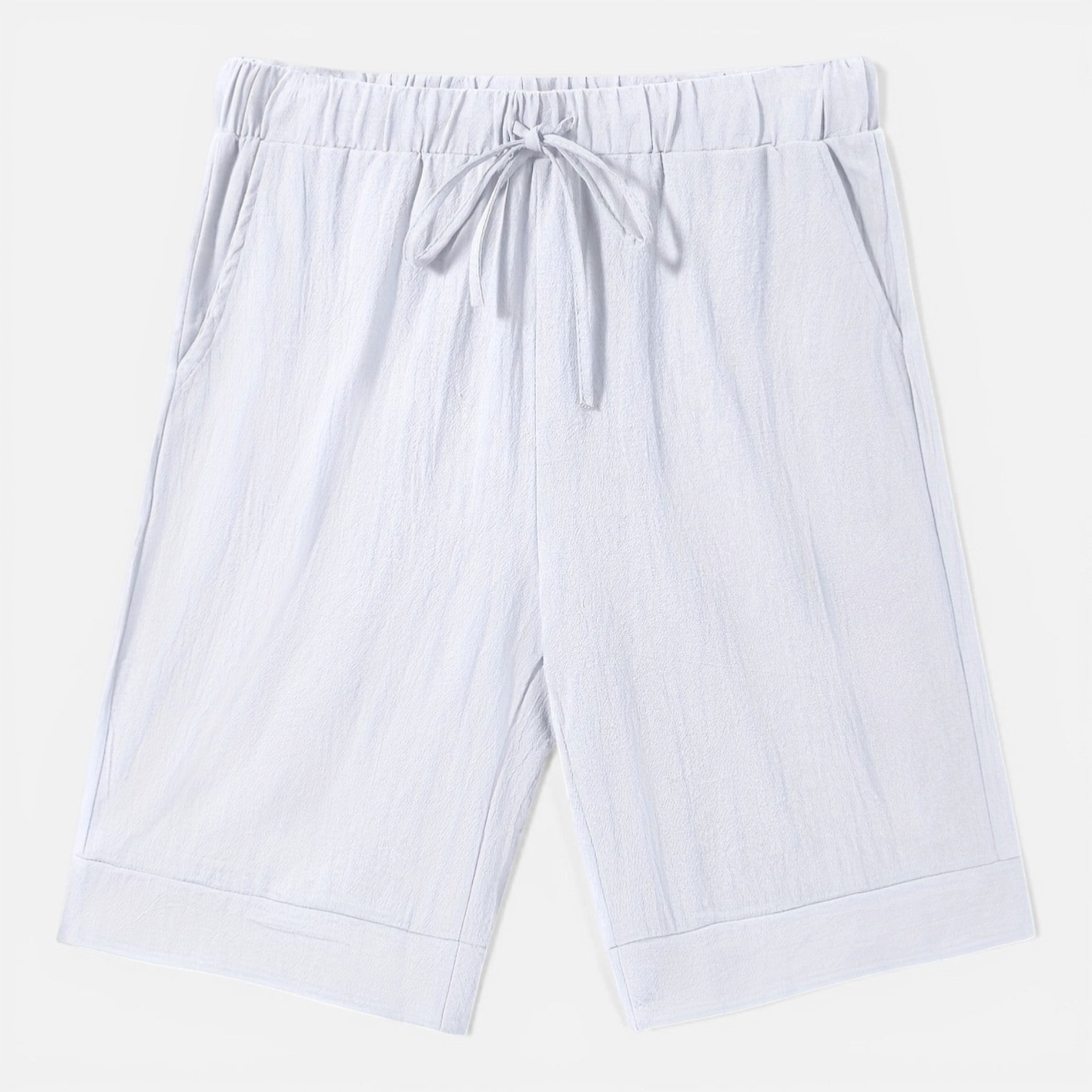 Atelier Rivelle | Short en Lin Homme Été Respirant Taille Élastique Plage