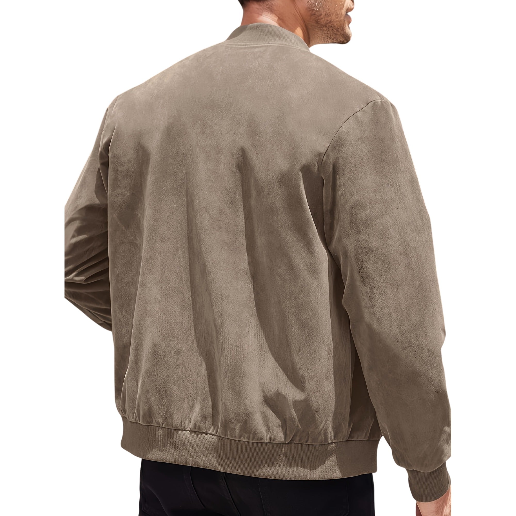 Atelier Rivelle | Veste Zippée Homme Col Montant Sport Casual Confort